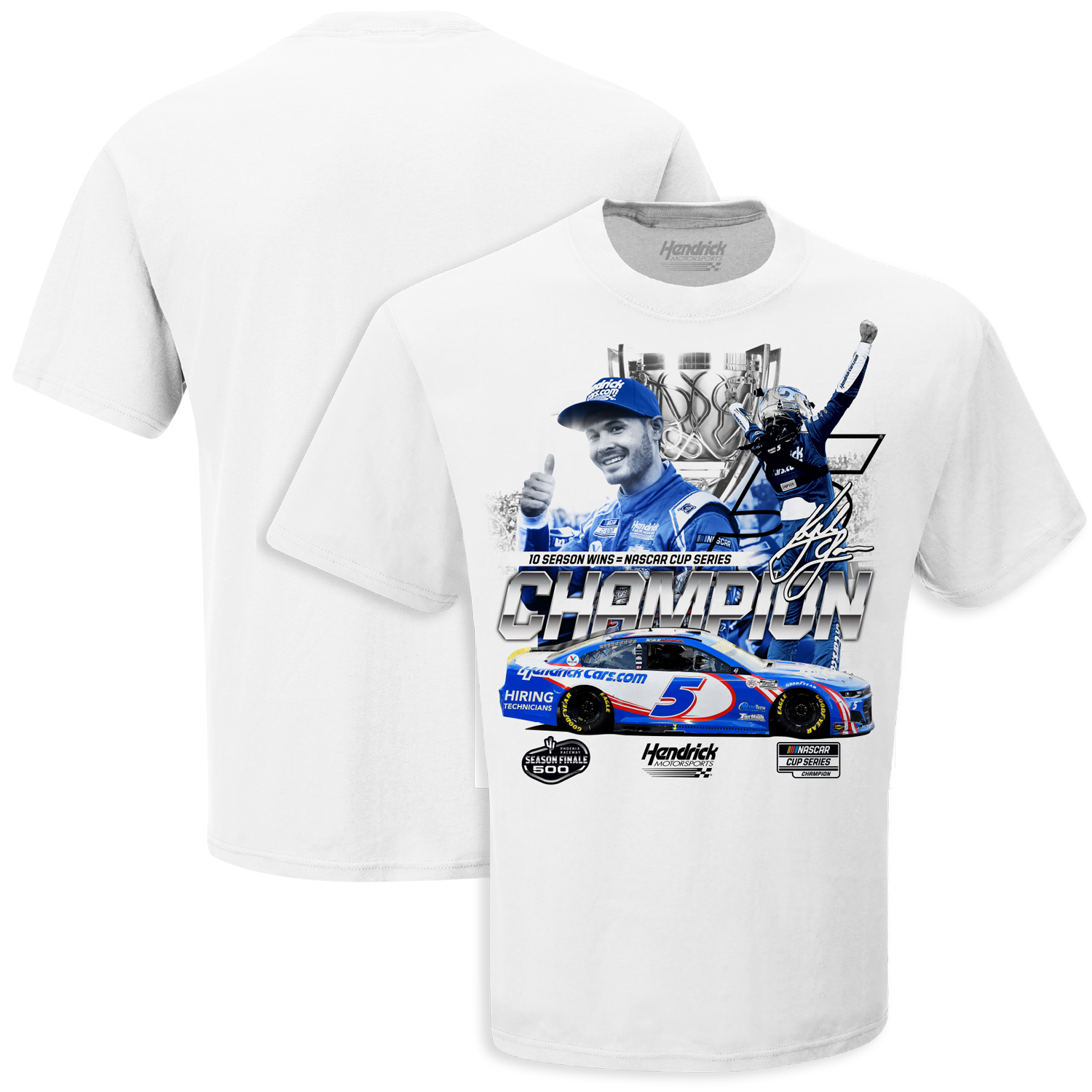 2021 Kyle Larson HendricksCars.Com "Phoenix Win" one spot tee