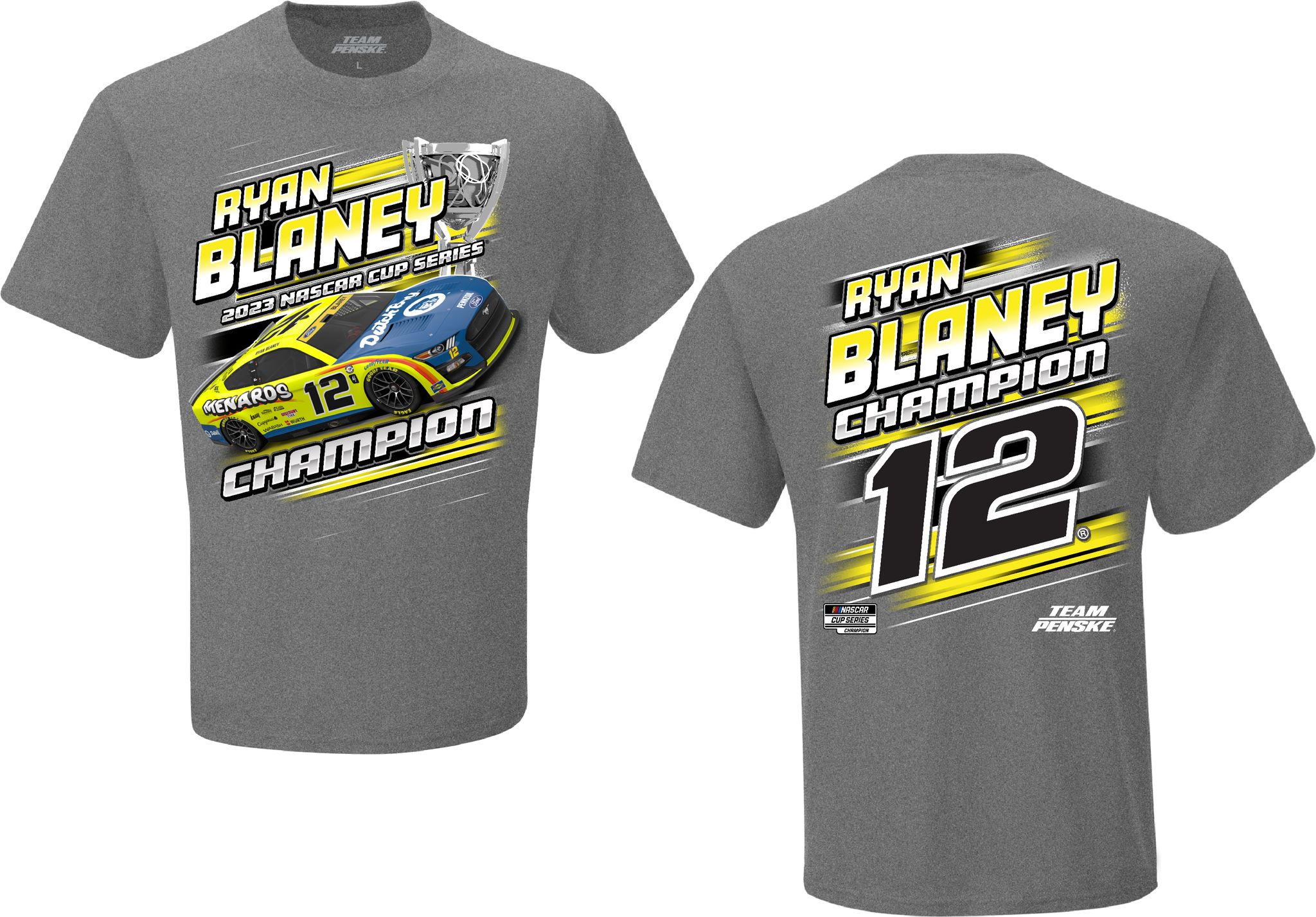 2023 Ryan Blaney Menards "Nascar Series Champion" 2 spot tee