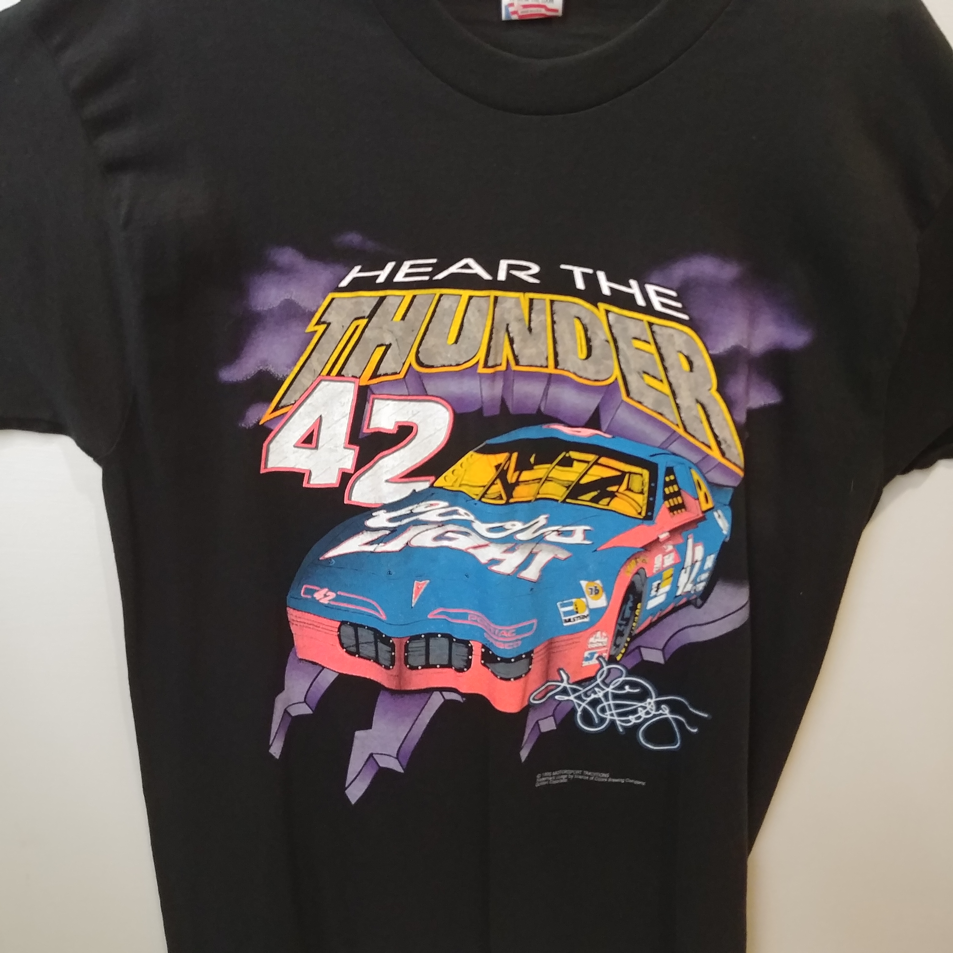 1995 Kyle Petty Coors Light "Hear The Thunder" tee