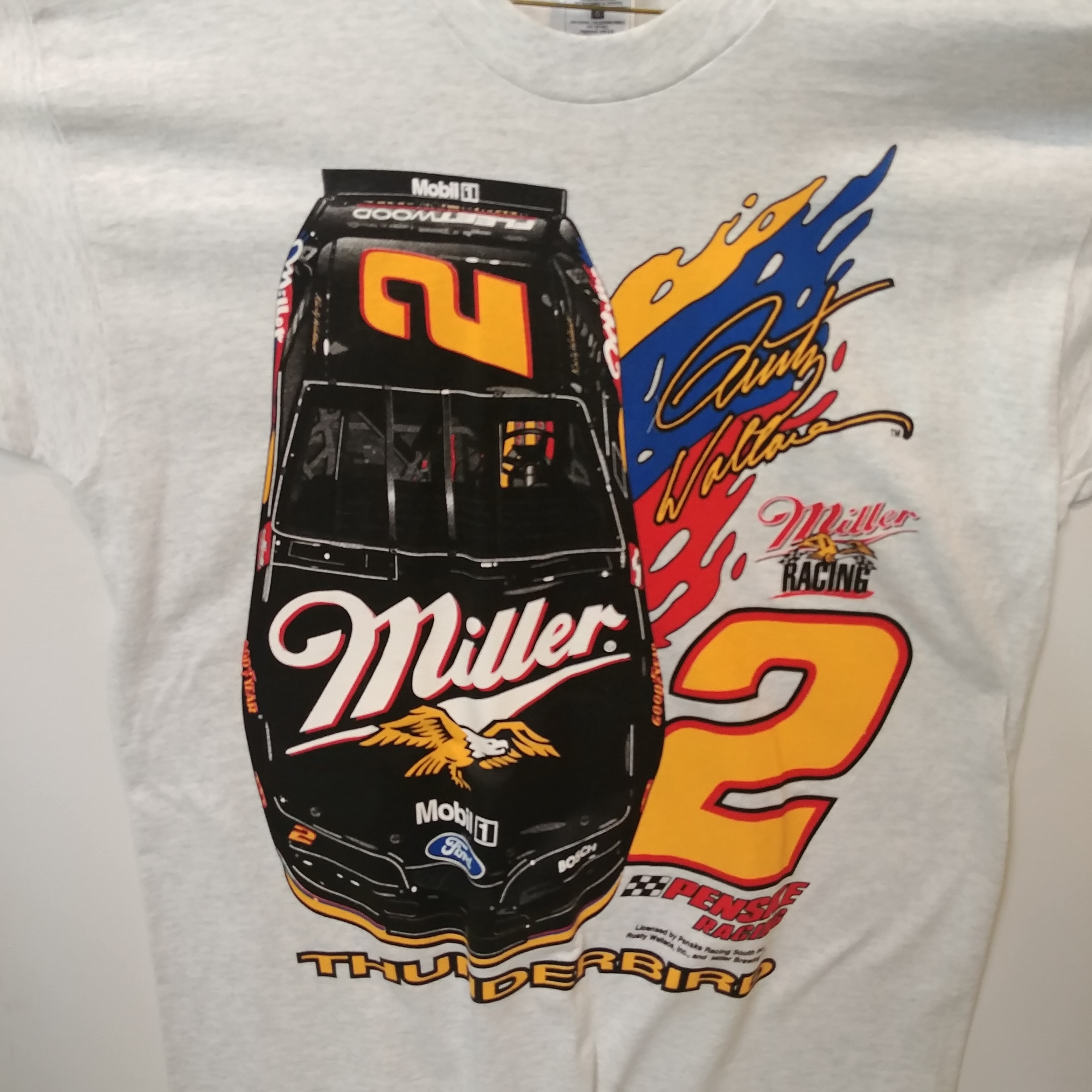 1996 Rusty Wallace Miller "Splash" tee