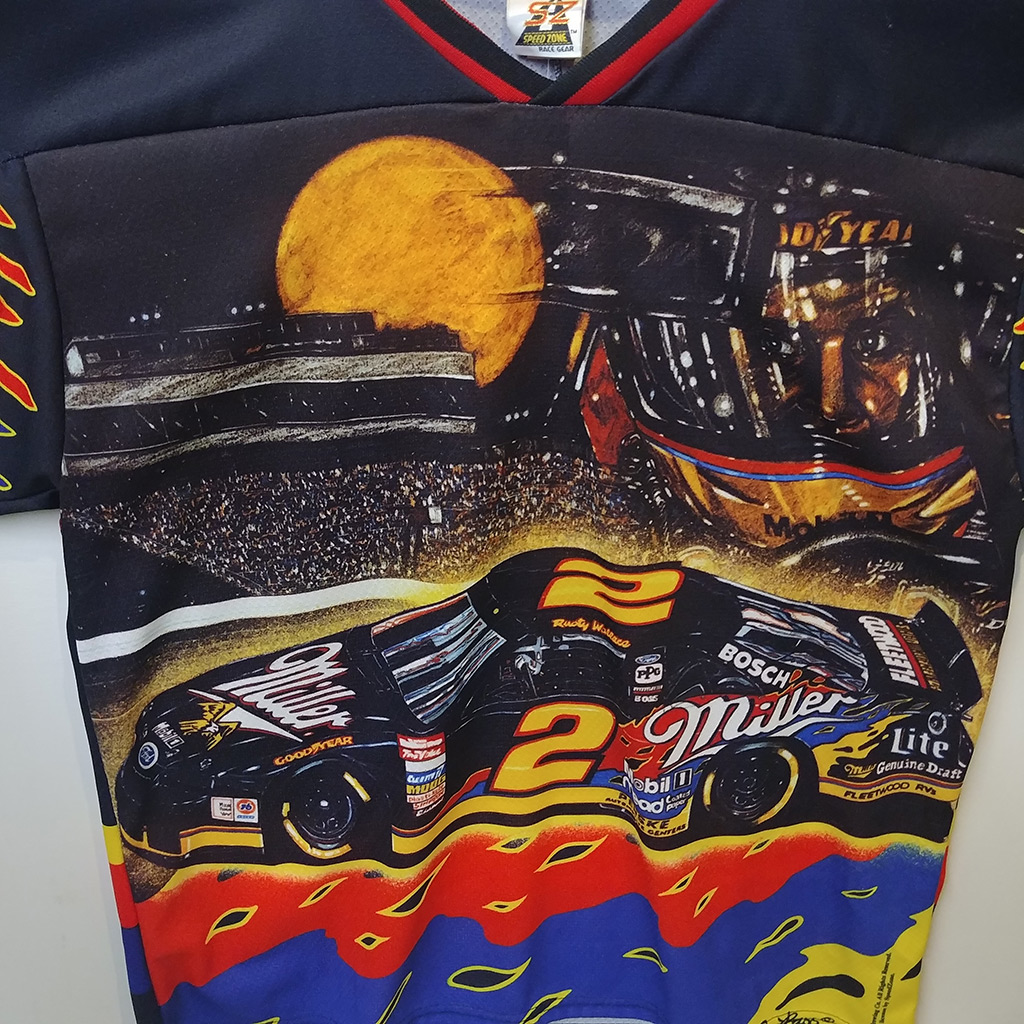 1996 Rusty Wallace Miller "Splash""Hockey Style" jersey