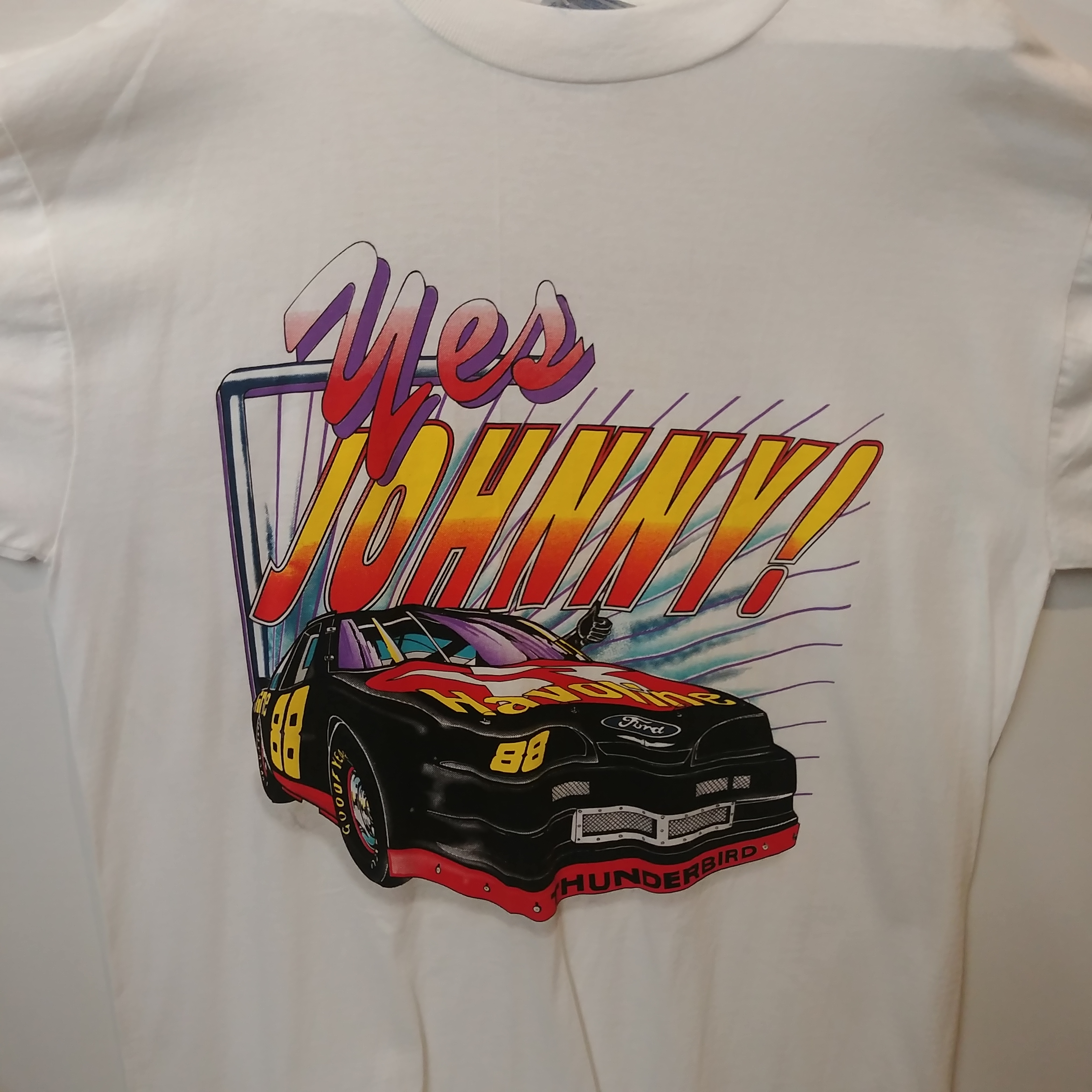 1996 Ernie Irvan Texaco "Yes Johnny" tee