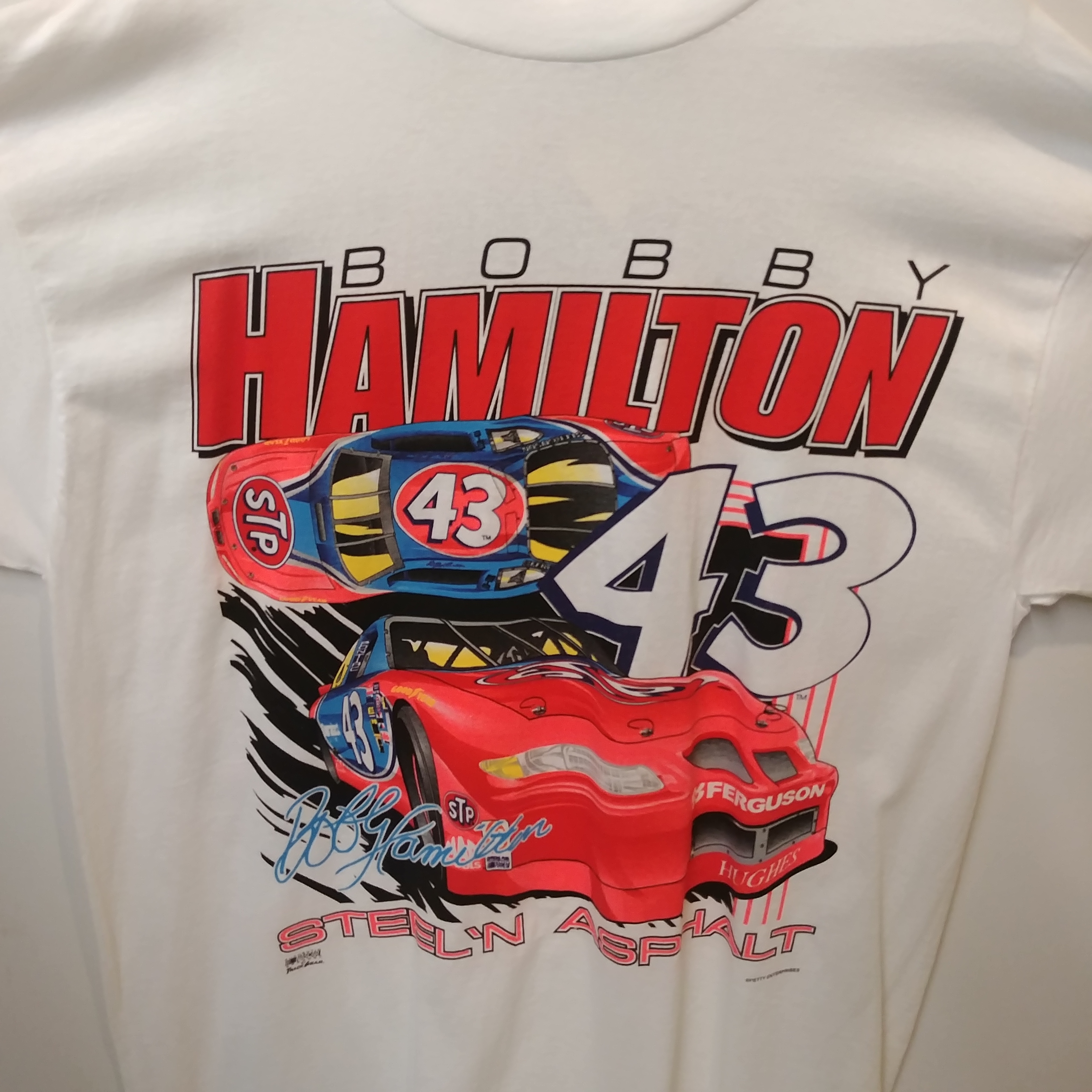 1997 Bobby Hamilton STP "Steeln' Asphalt tee