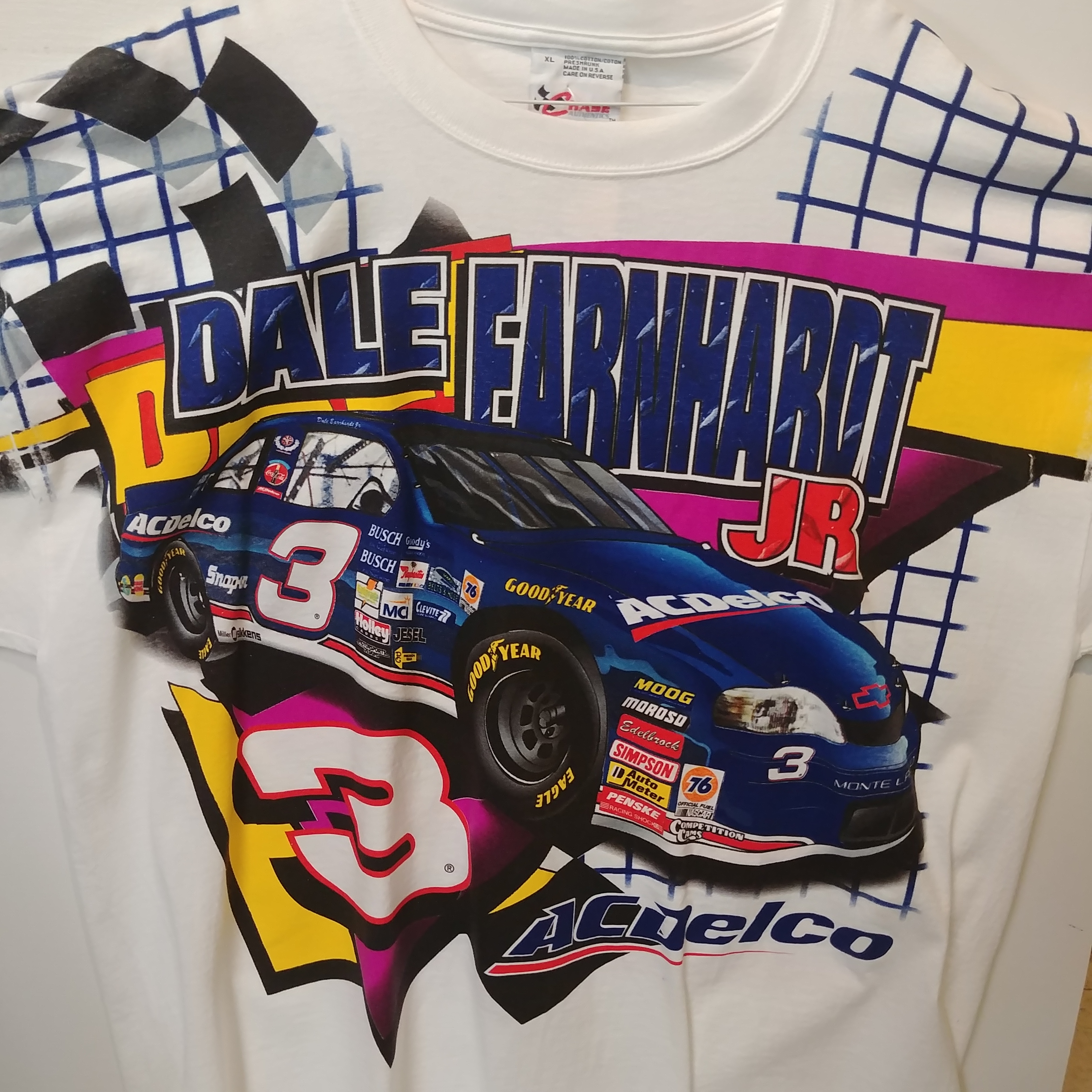 1998 Dale Earnhardt Jr AC Delco "Next Generation" Total Print tee