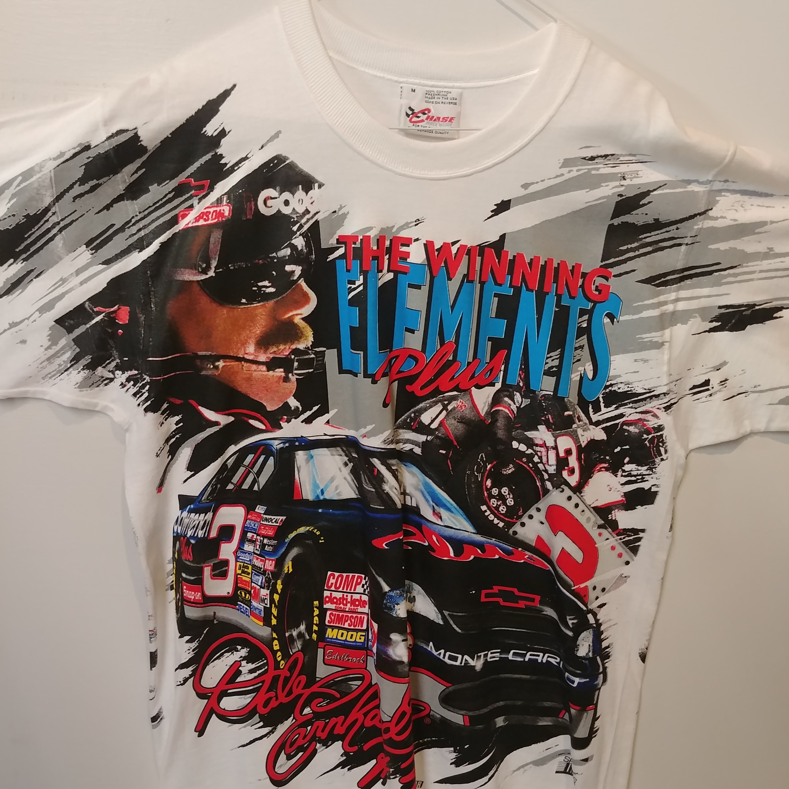 1998 Dale Earnhardt GM Goodwrench Plus "Winning Elements" Total Print tee