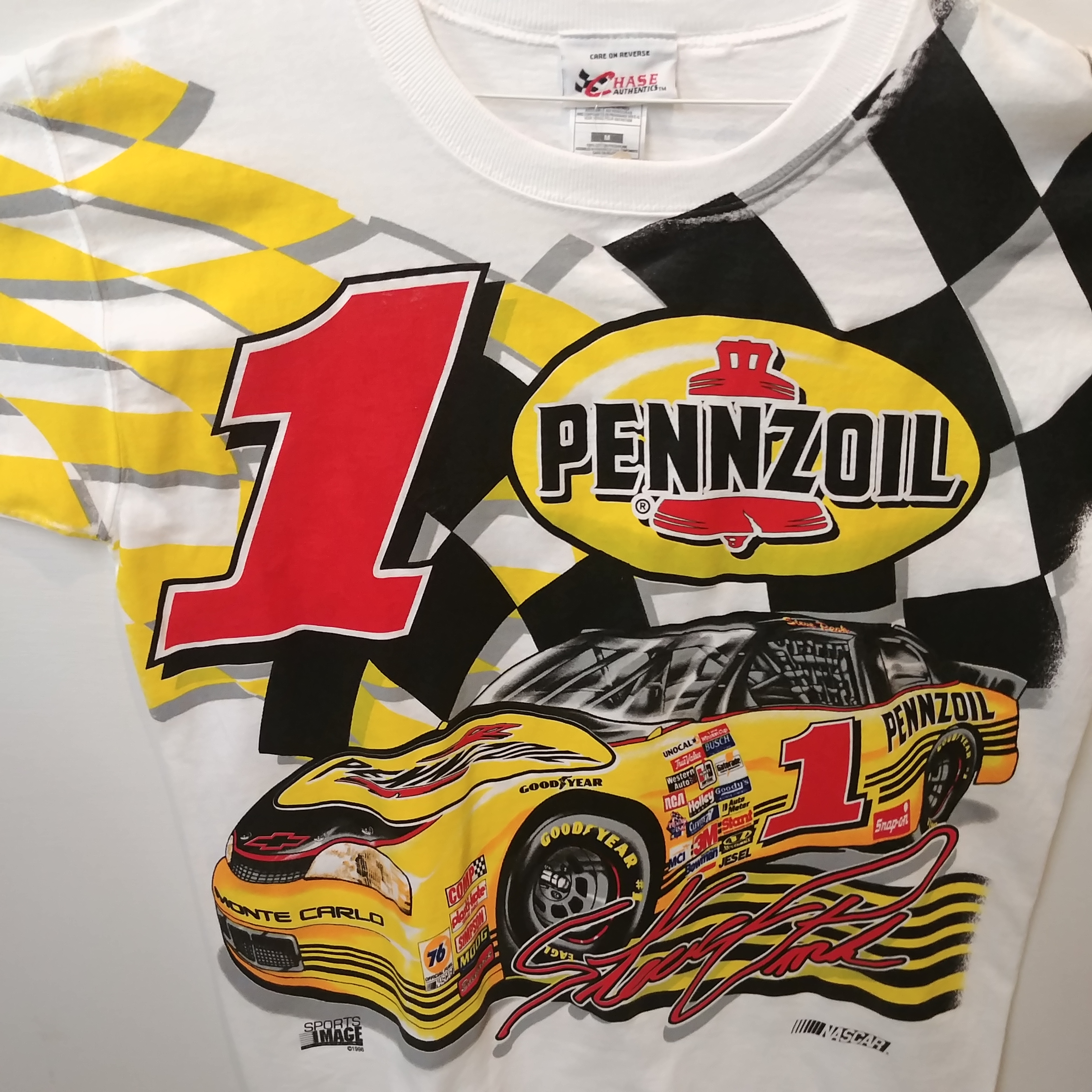 1998 Steve Park Pennzoil "Team Pennzoil"  Total Print tee