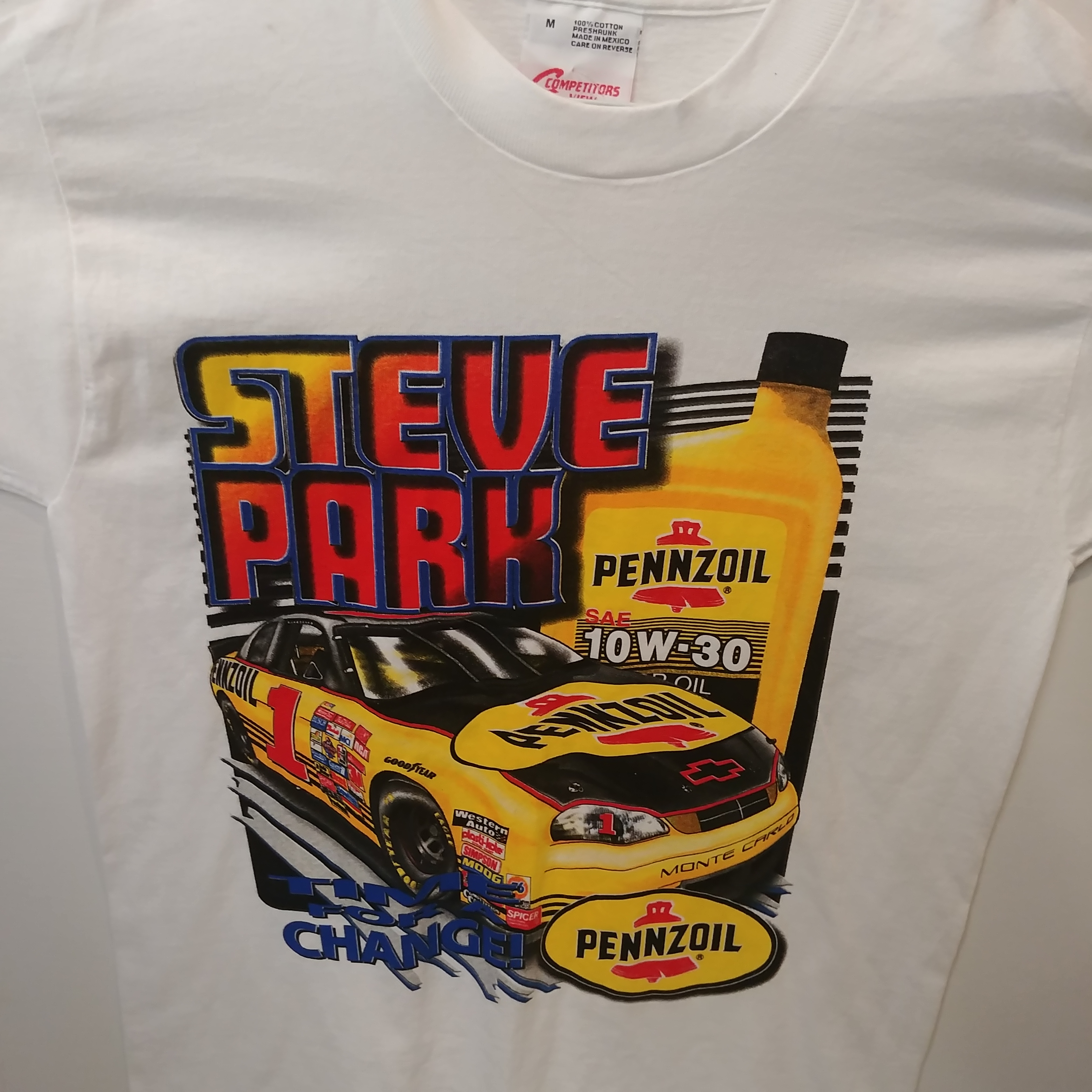 1998 Steve Park Pennzoil "Time For A Change" tee