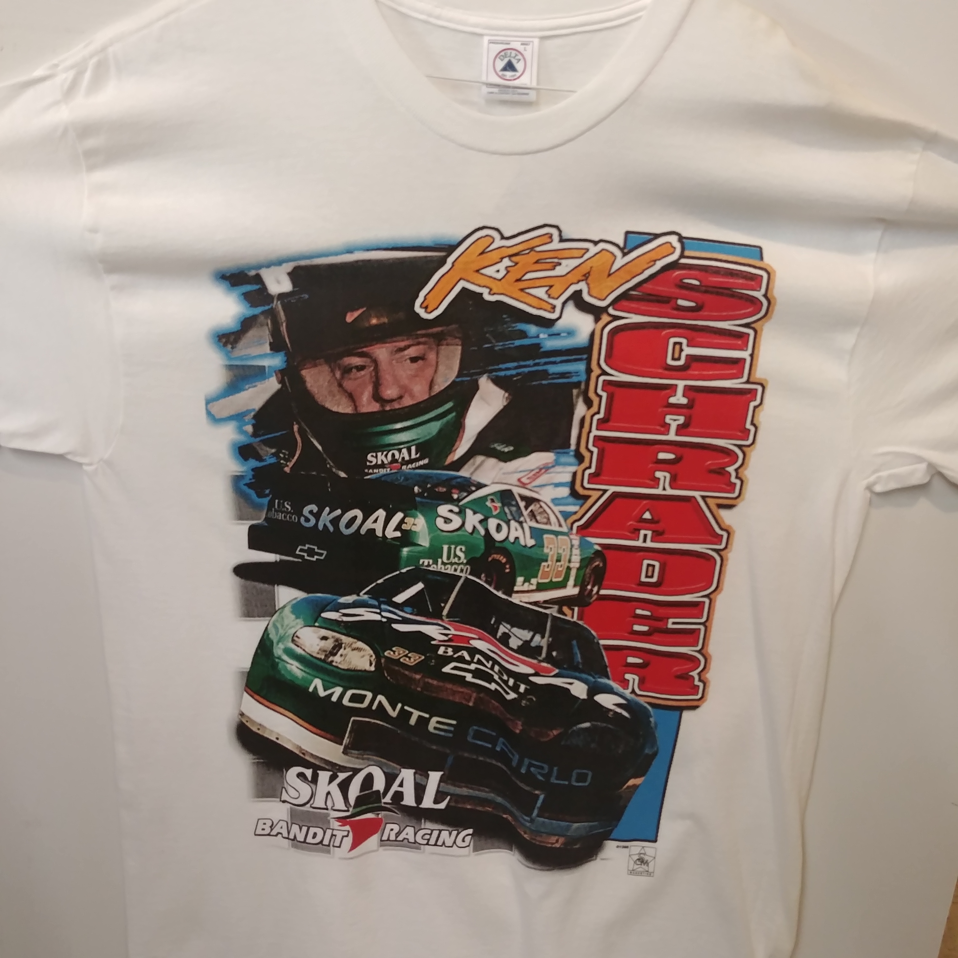 1998 Ken Schrader Skoal "Just Pure Adrenaline" tee