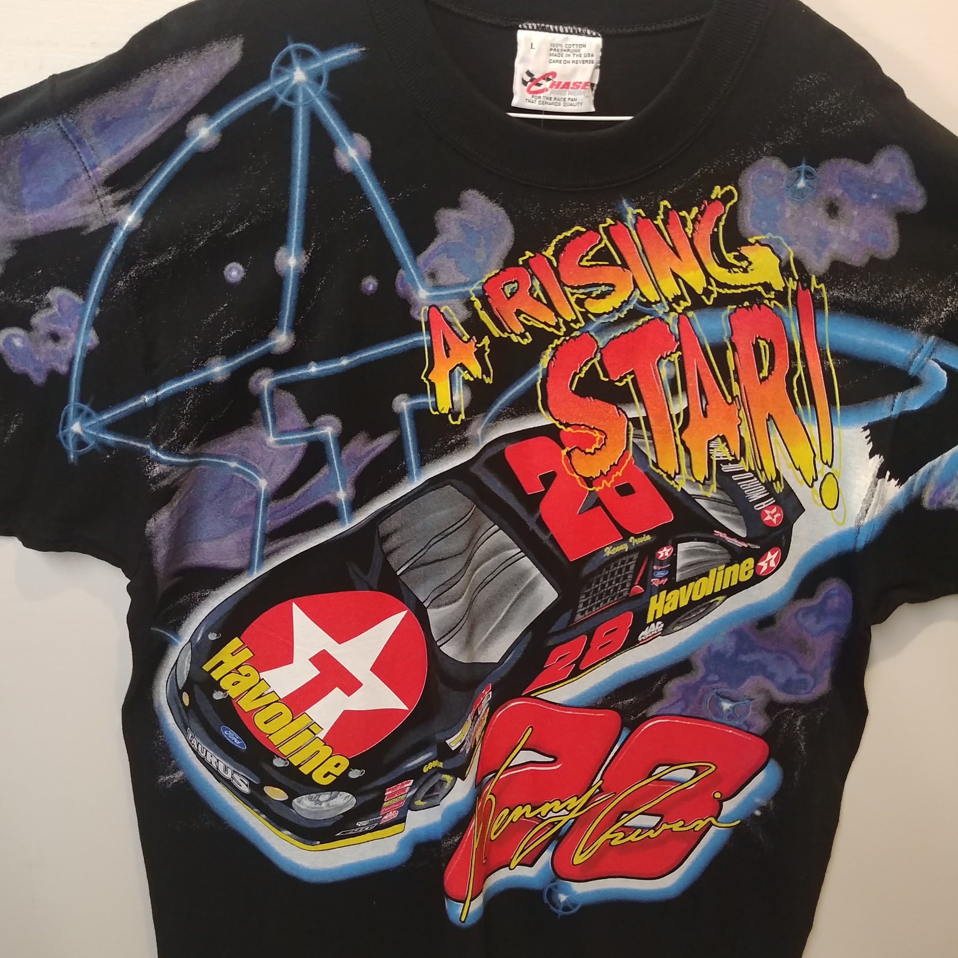 1998 Kenny Irwin Texaco "Risiing Star" Total Print tee