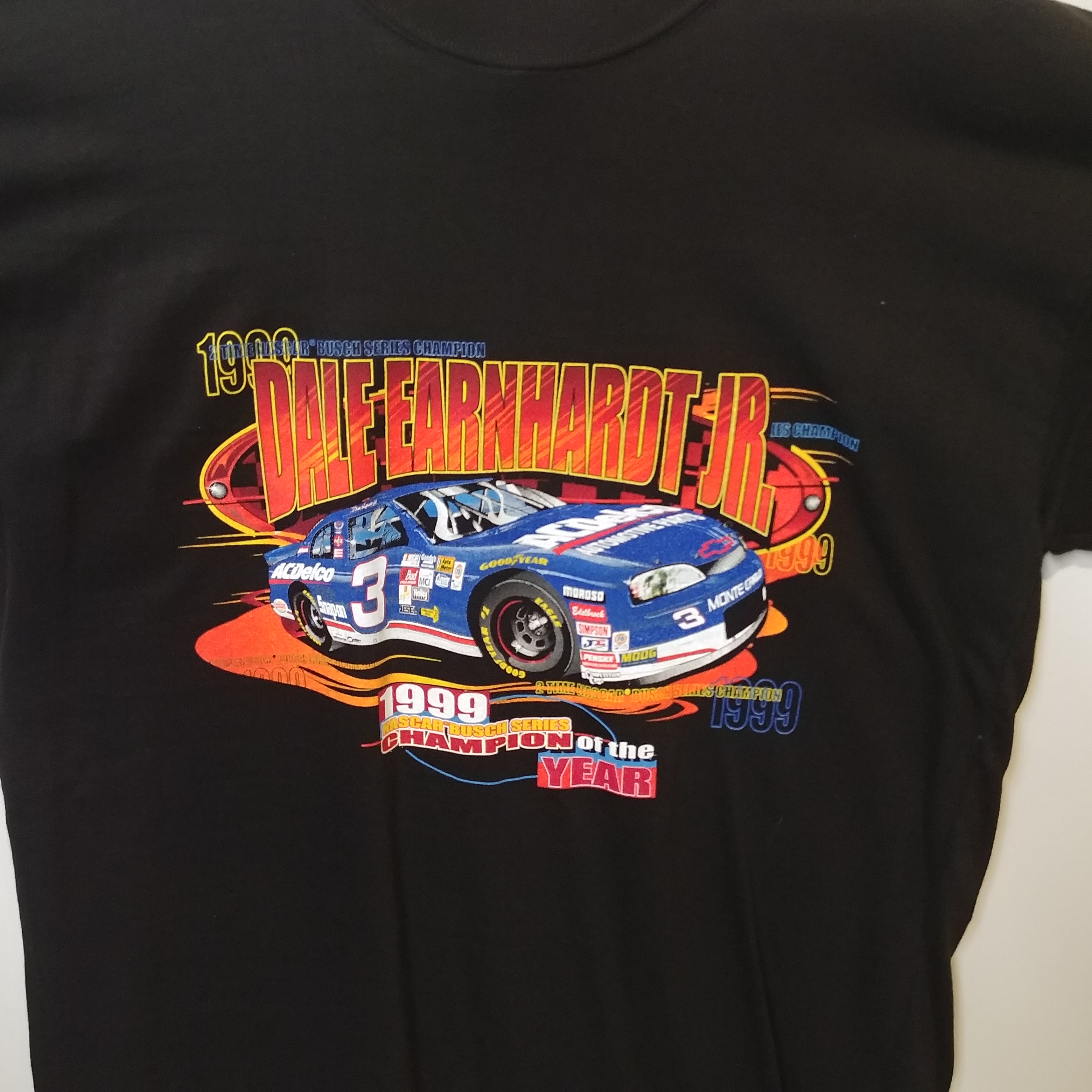 1999 Dale Earnhardt Jr AC Delco "Busch Series Champion" black tee