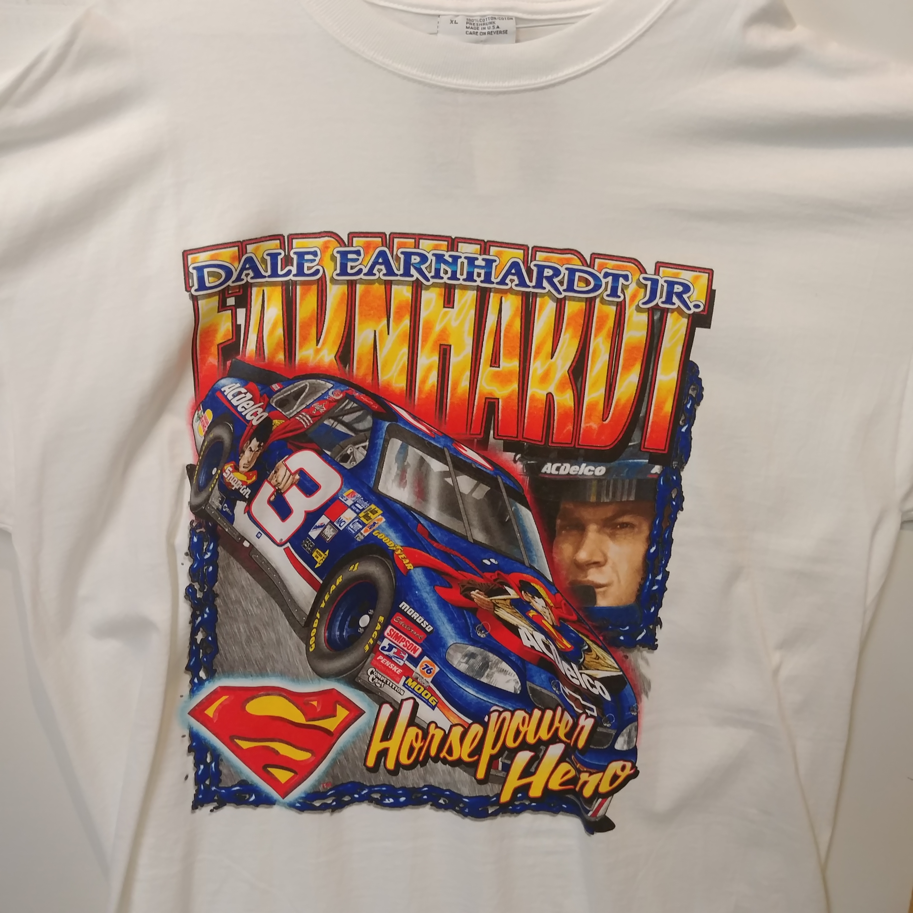 1999 Dale Earnhardt Jr AC Delco "Superman" tee