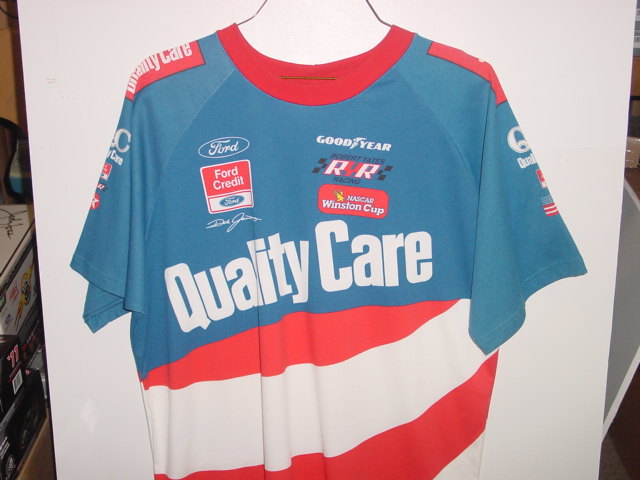 1999 Dale Jarrett Quality Care "Uniform" tee