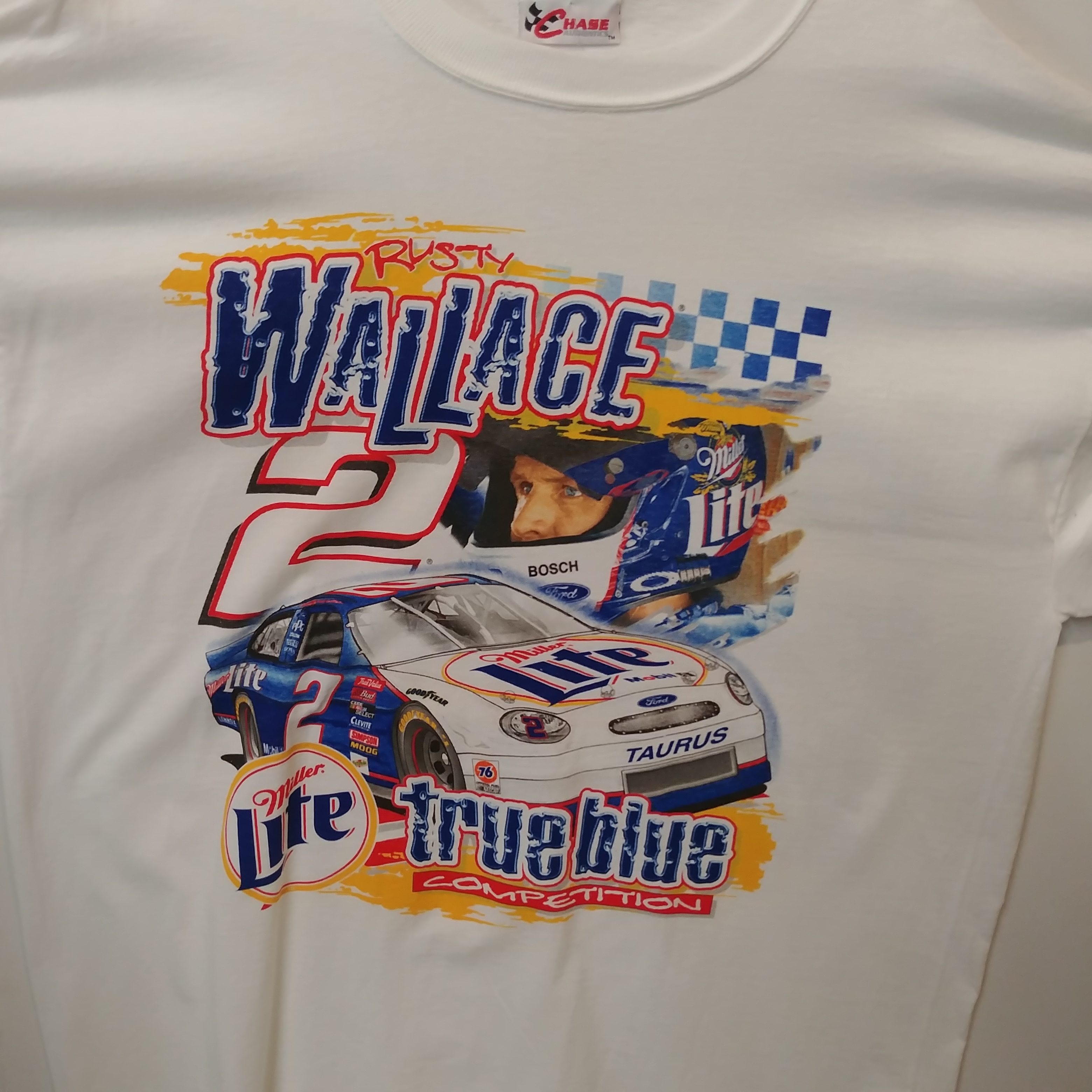 1999 Rusty Wallace Miller Lite "True Blue" tee