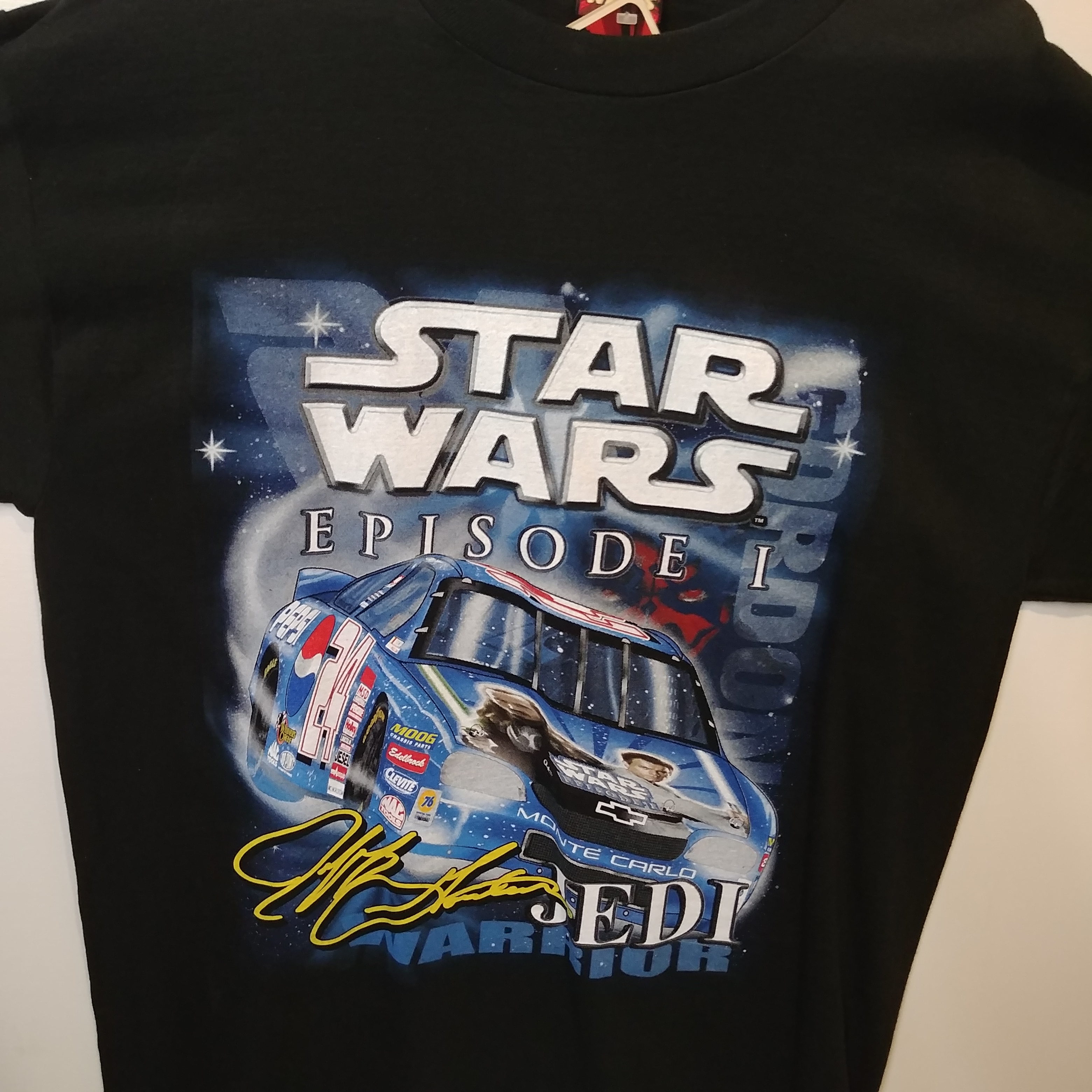 1999 Jeff Gordon Pepsi "Star Wars Episode 1" black tee
