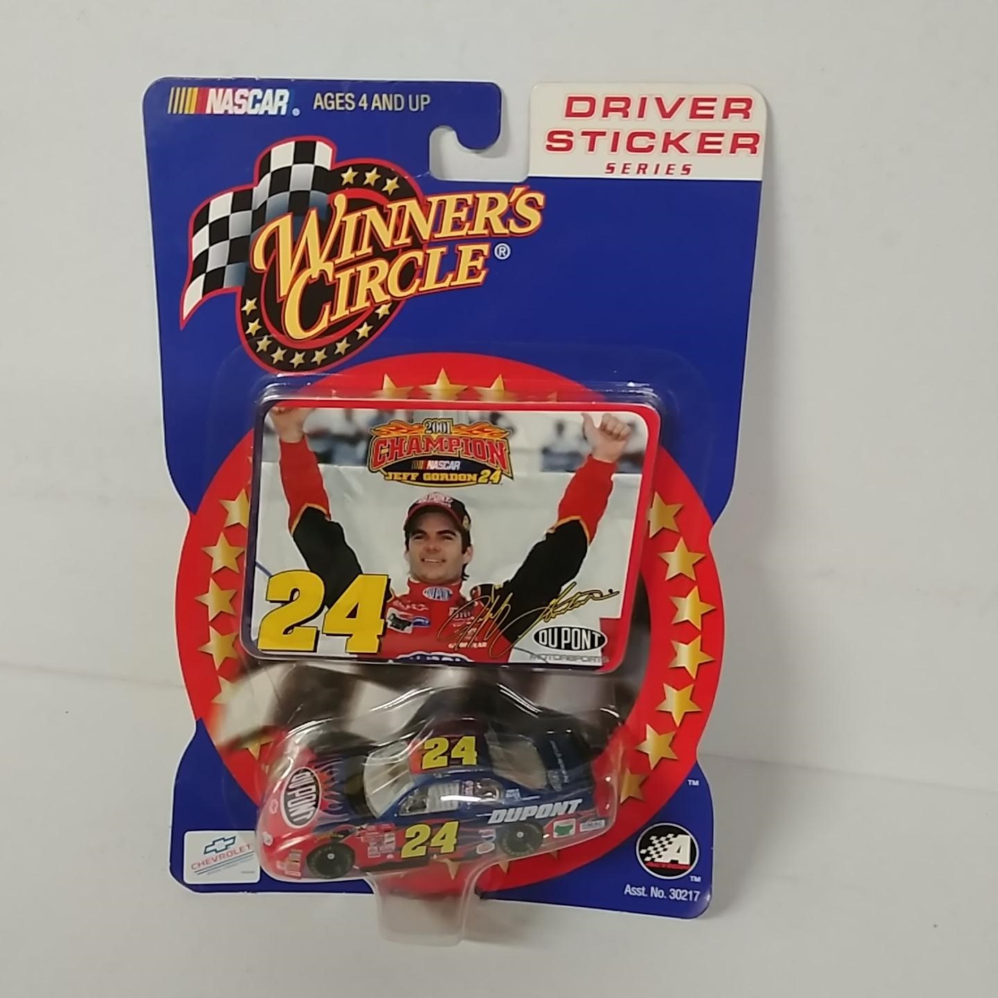 2001 Jeff Gordon 1/64th Dupont "Winston Cup Champion" car