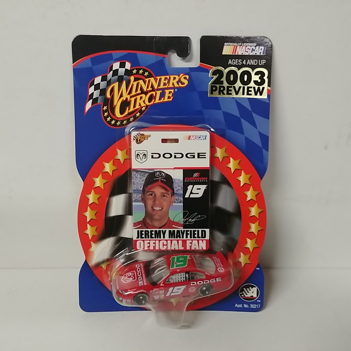 2003 Jeremy Mayfield 1/64th Dodge Dealers car