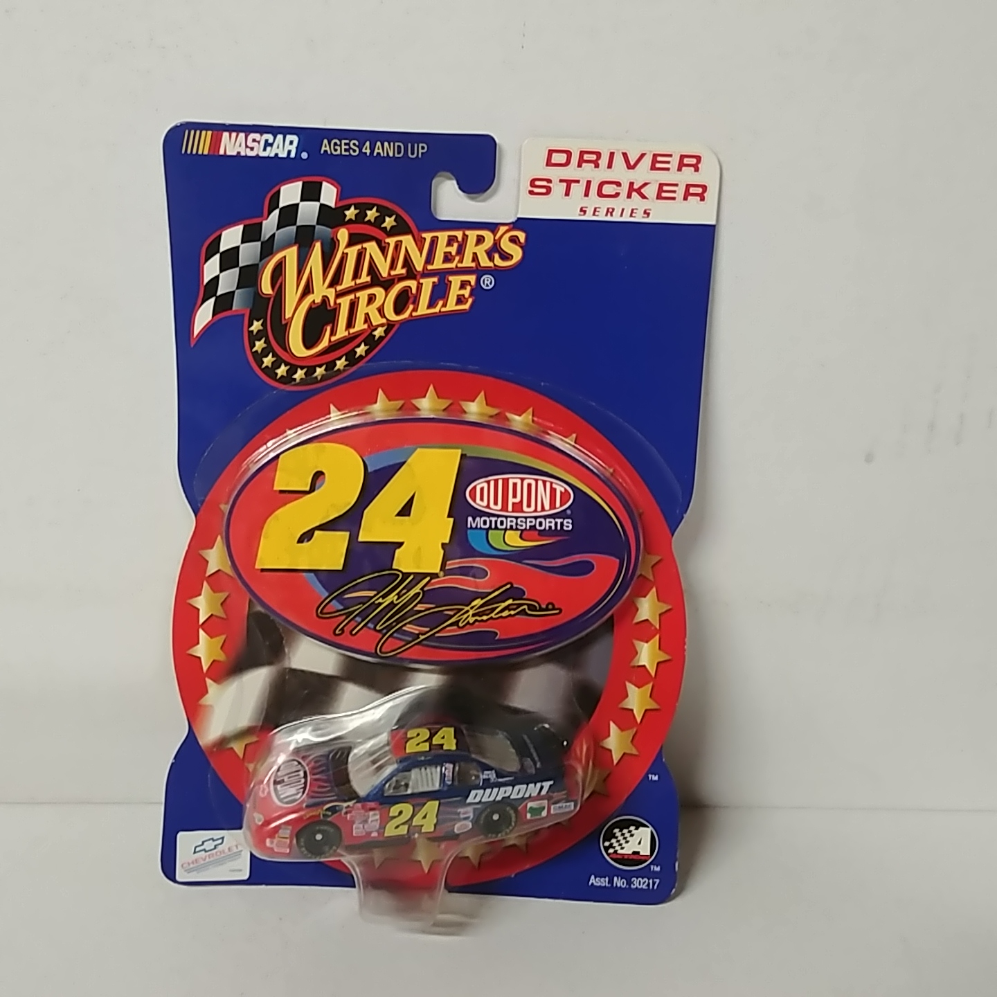 2002 Jeff Gordon 1/64th Dupont car with sticker