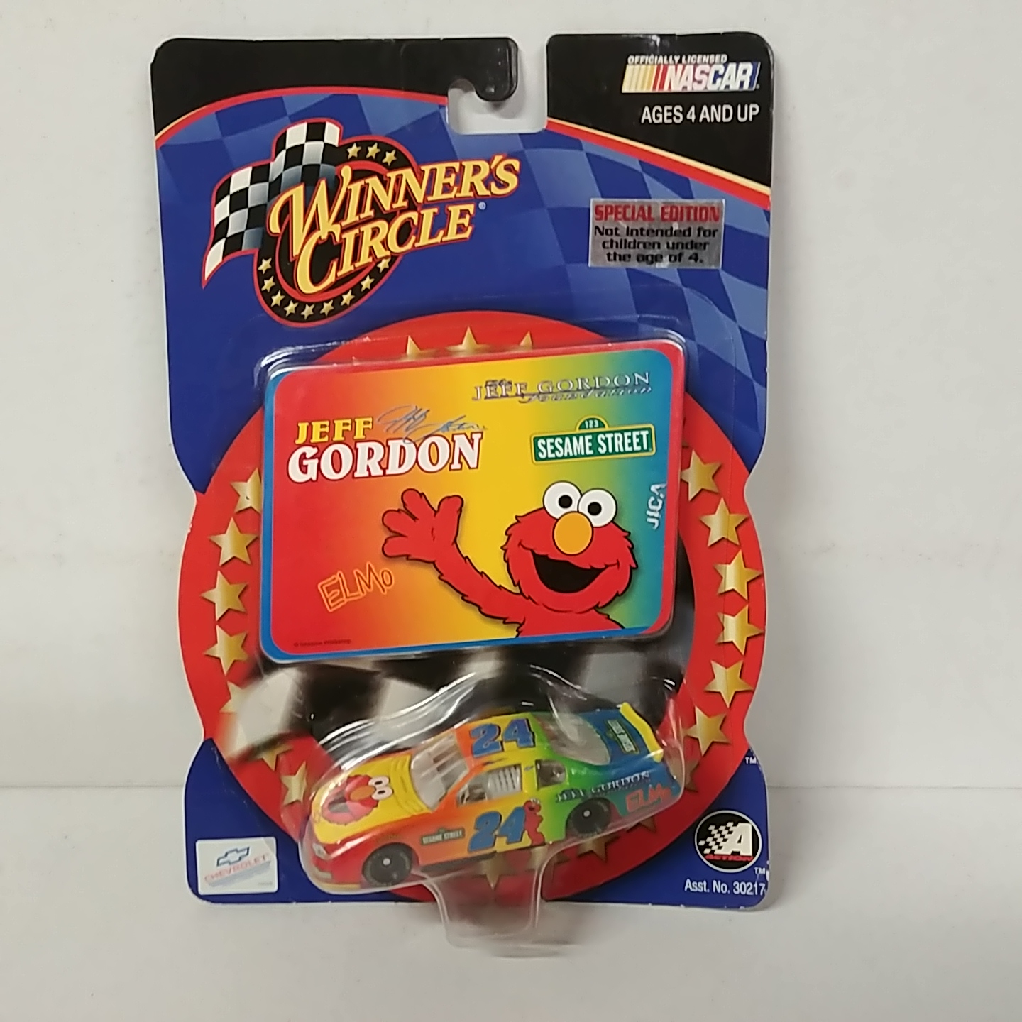 2002 Jeff Gordon 1/64th Sesame Street "ELMO" Foundation Winners Circle car