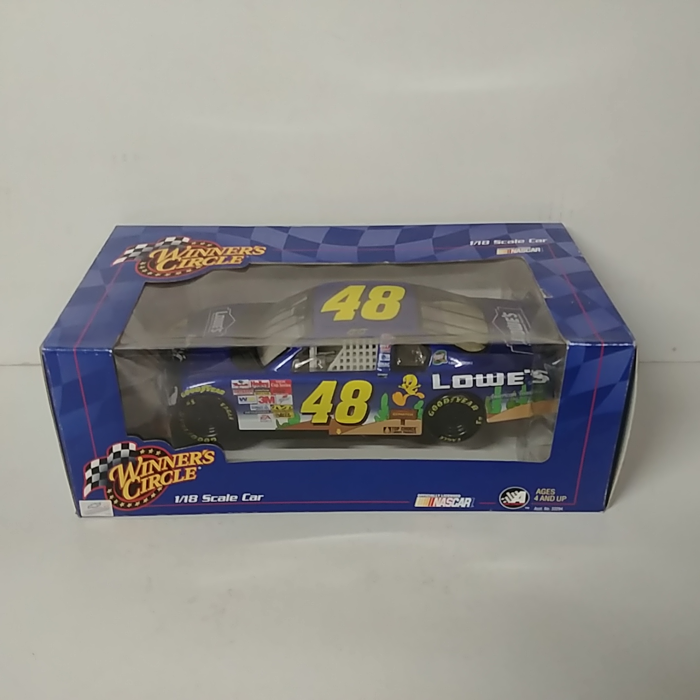 2002 Jimmie Johnson 1/18th Lowe's "Looney Tunes" car
