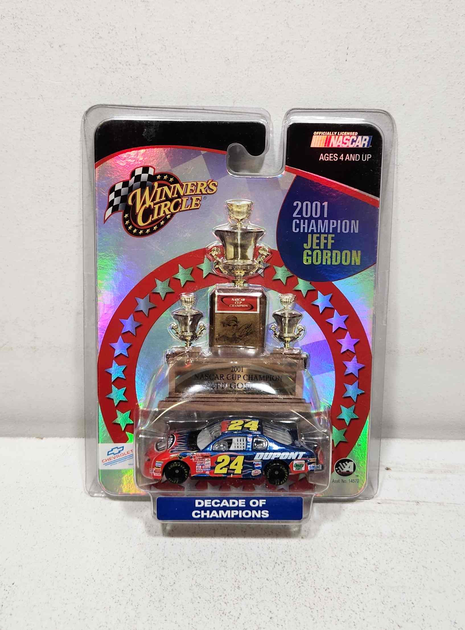 2001 Jeff Gordon 1/64th Dupont "Winston Cup Champion" car