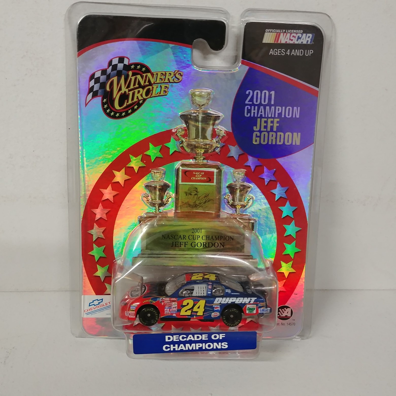 2001 Jeff Gordon 1/64th Dupont "Winston Cup Champion" car