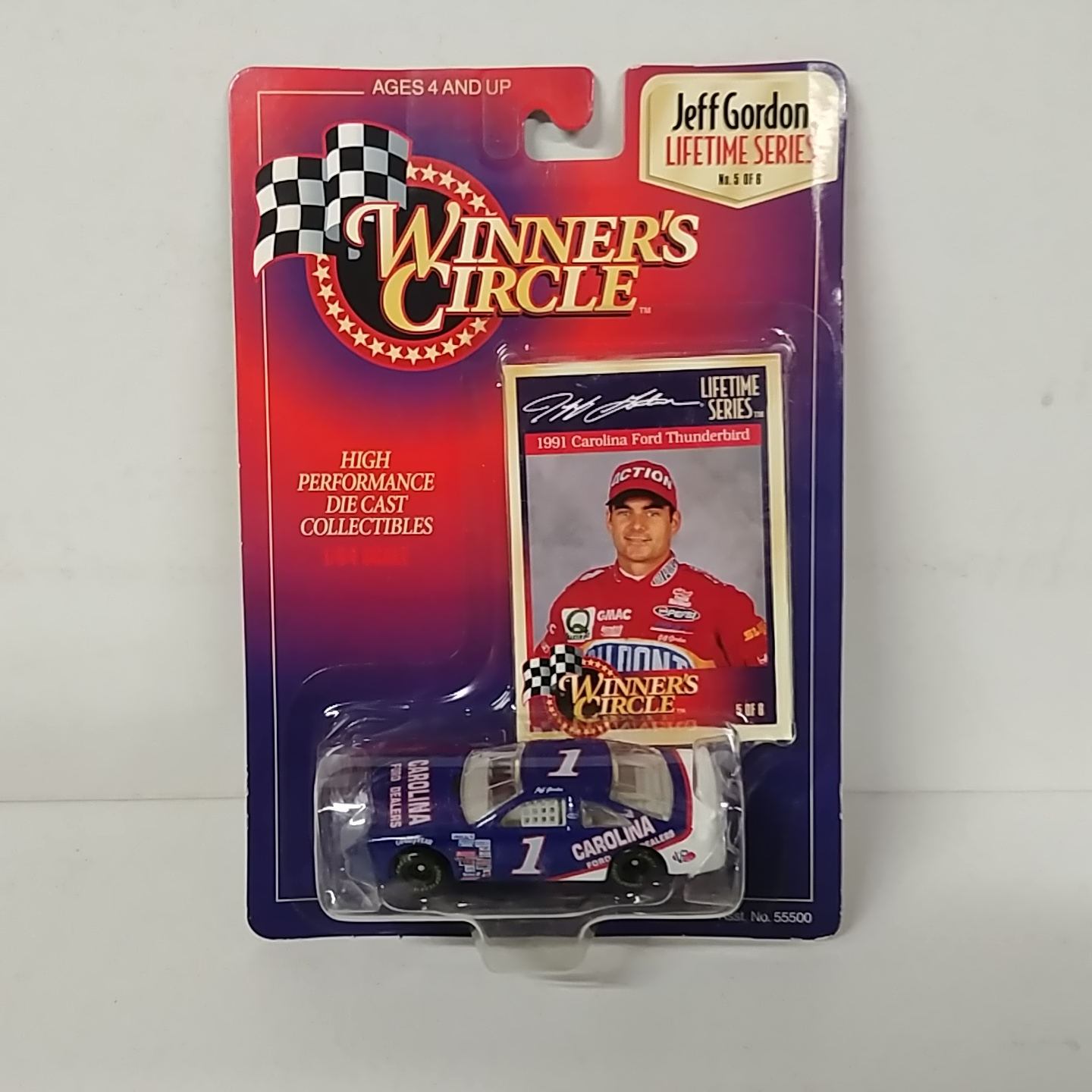 1991 Jeff Gordon 1/64th Carolina Ford Dealers "Busch Series" Thunderbird