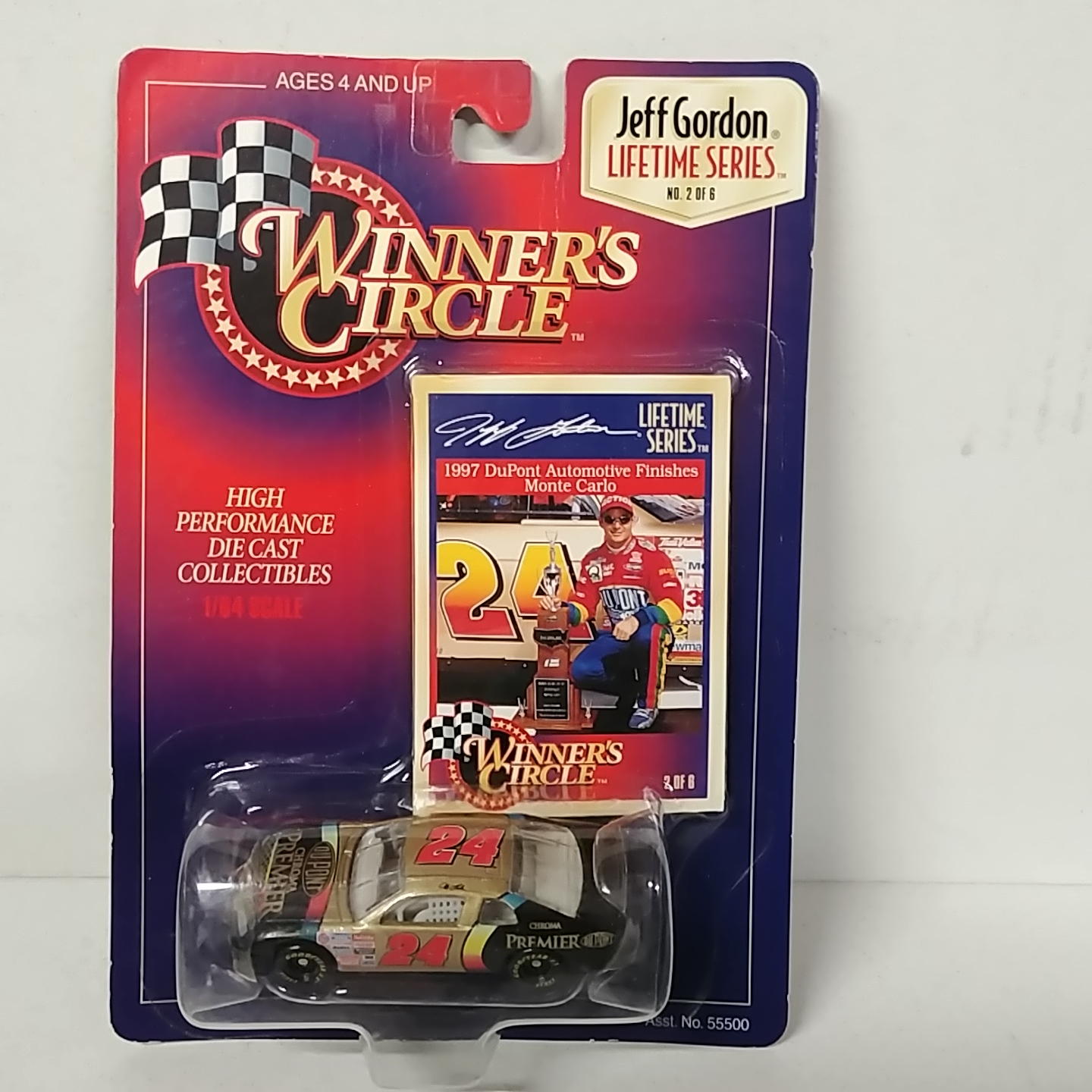 1997 Jeff Gordon 1/64th Dupont "Chroma Premier" car Life Time Series