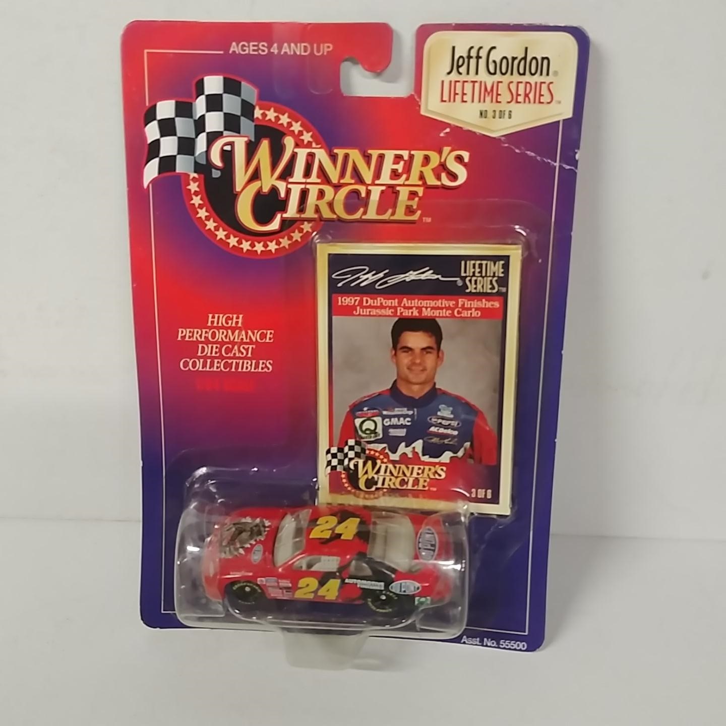 1997 Jeff Gordon 1/64th Dupont "Jurassic Park" car