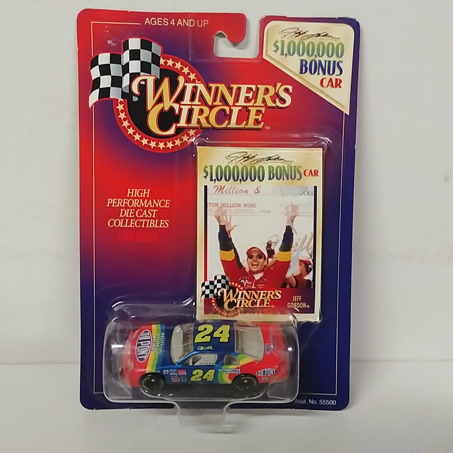 1997 Jeff Gordon 1/64th Dupont "Million Dollar Bonus" car