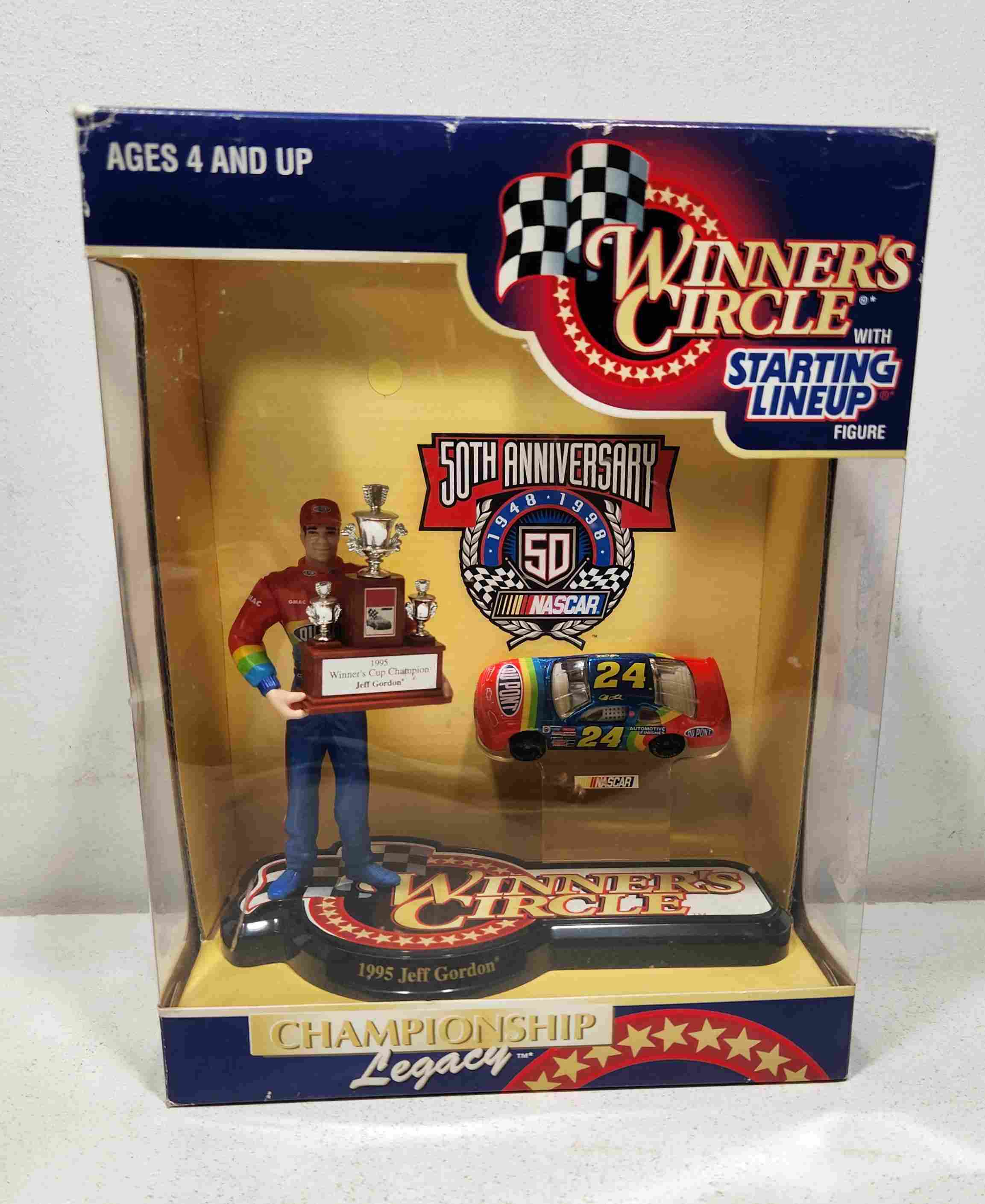 1998 Jeff Gordon Dupont "Winston Cup Champion" Figurine with car