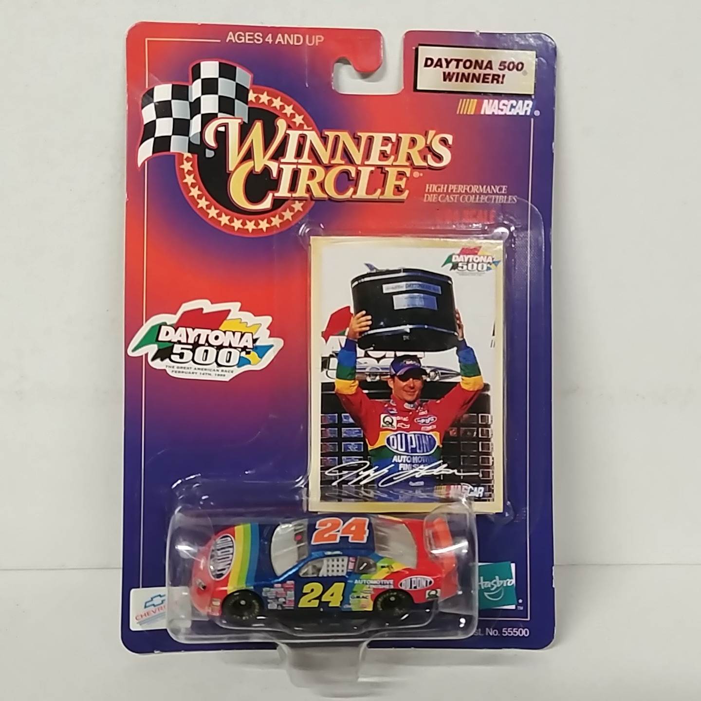 1999 Jeff Gordon 1/64th Dupont "Daytona 500 Winner" car