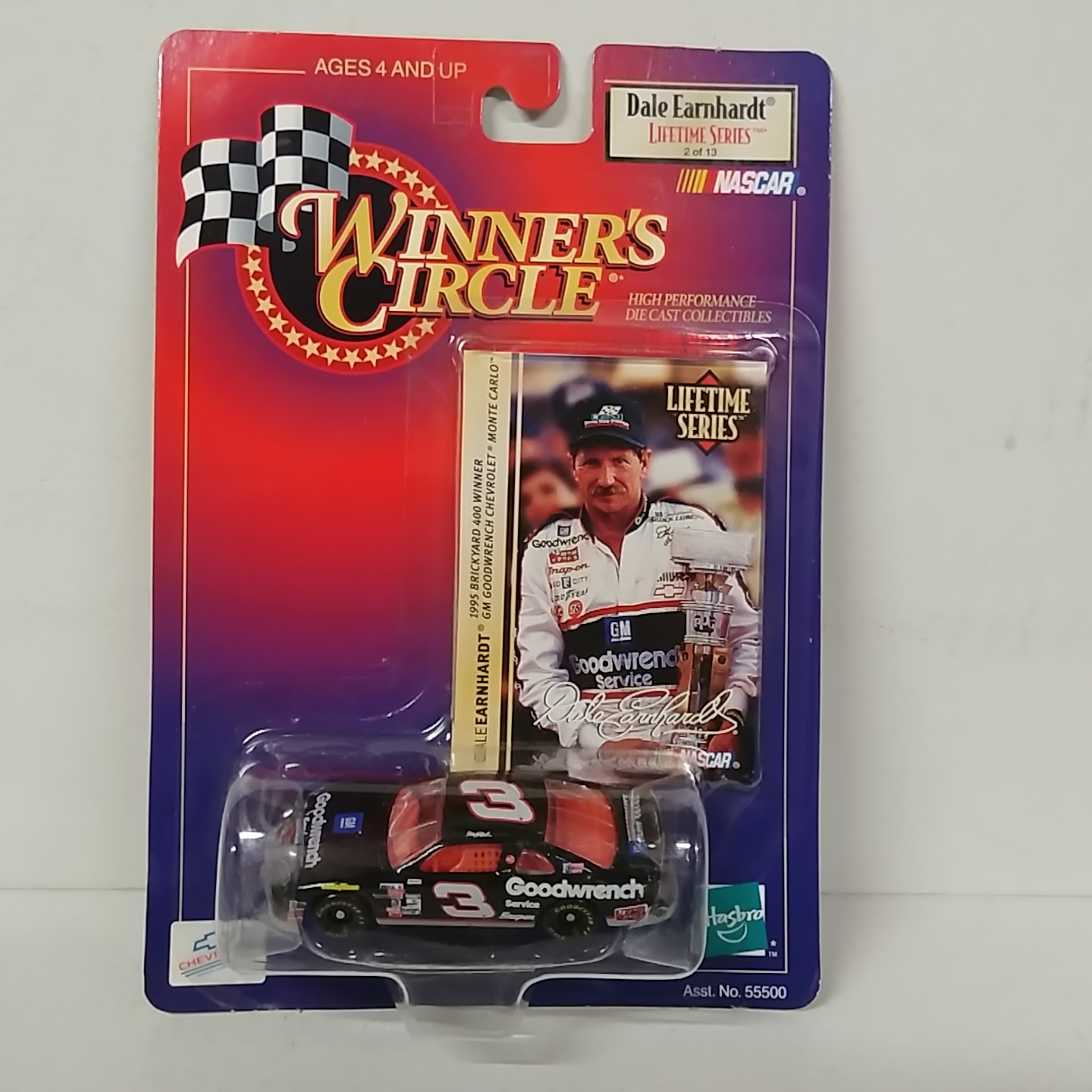 1995 Dale Earnhardt 1/64th Goodwrench "Brickyard 400 Winner" car