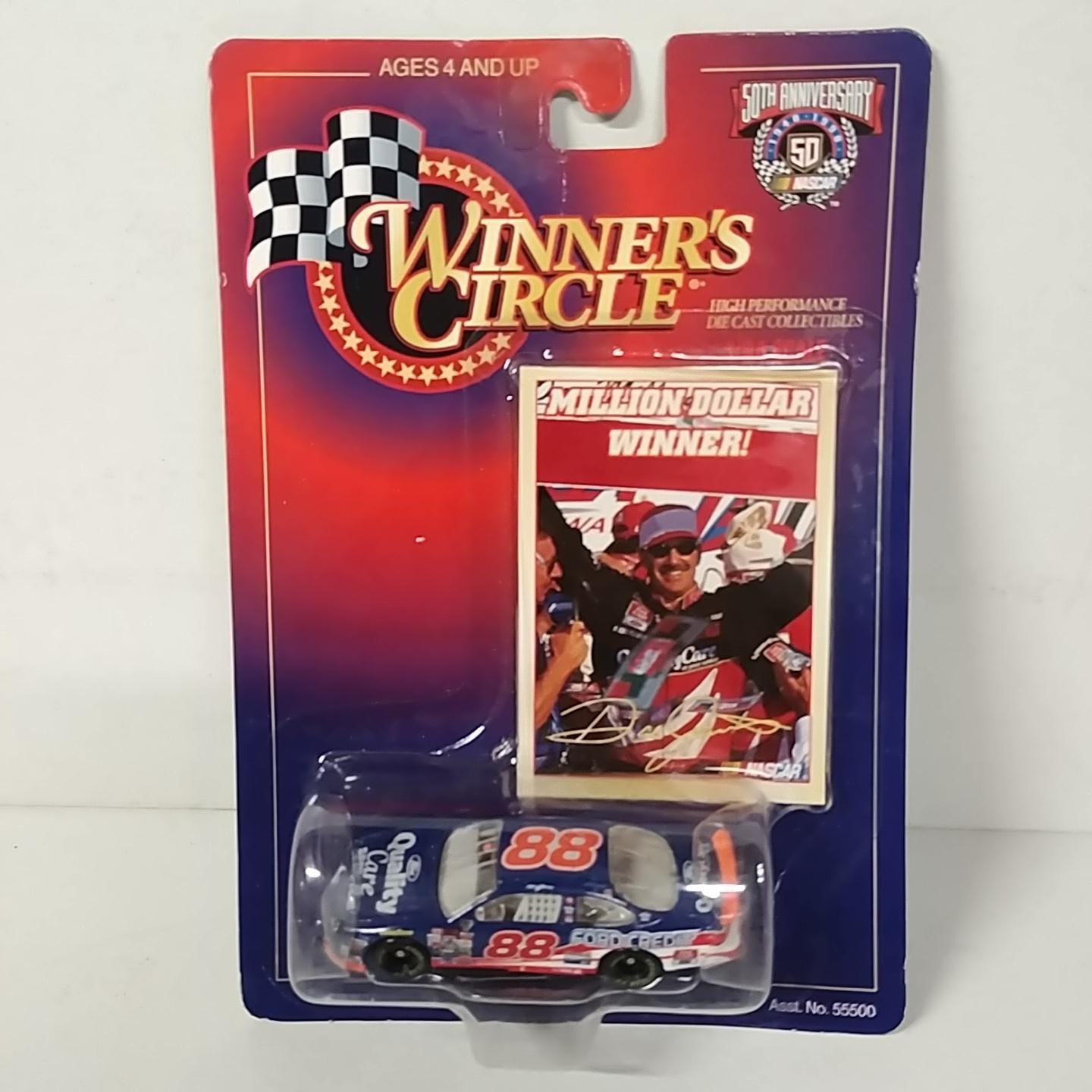 1998 Dale Jarrett 1/64th Quality Care "Million Dollar" car