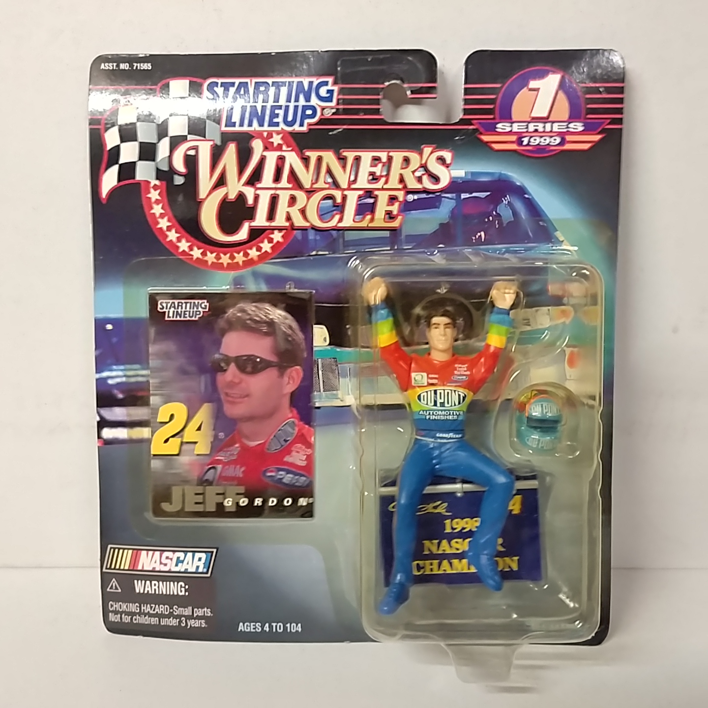 1998 Jeff Gordon Dupont "NASCAR Champion" Starting Lineup Figure