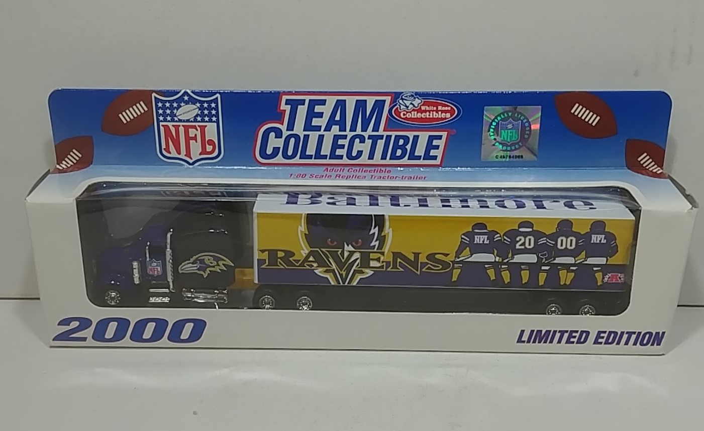 2000 Baltimore Ravens 1/80th Transporter