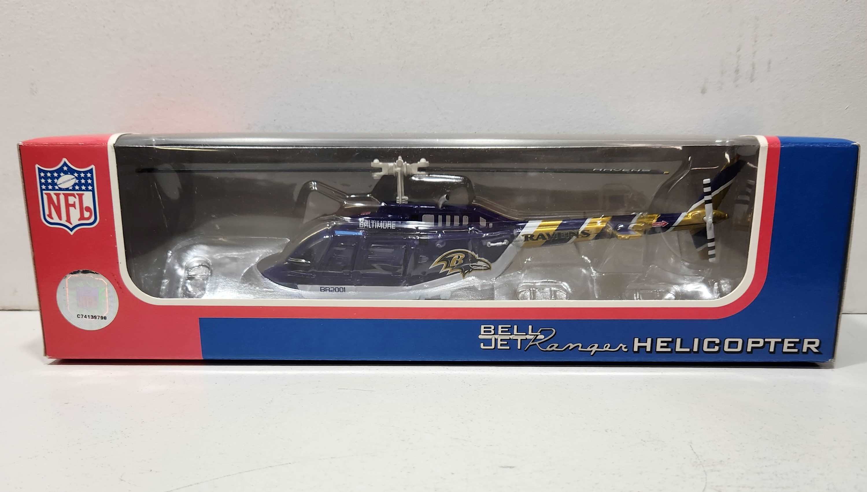 2001 Baltimore Ravens 1/43rd Helicopter