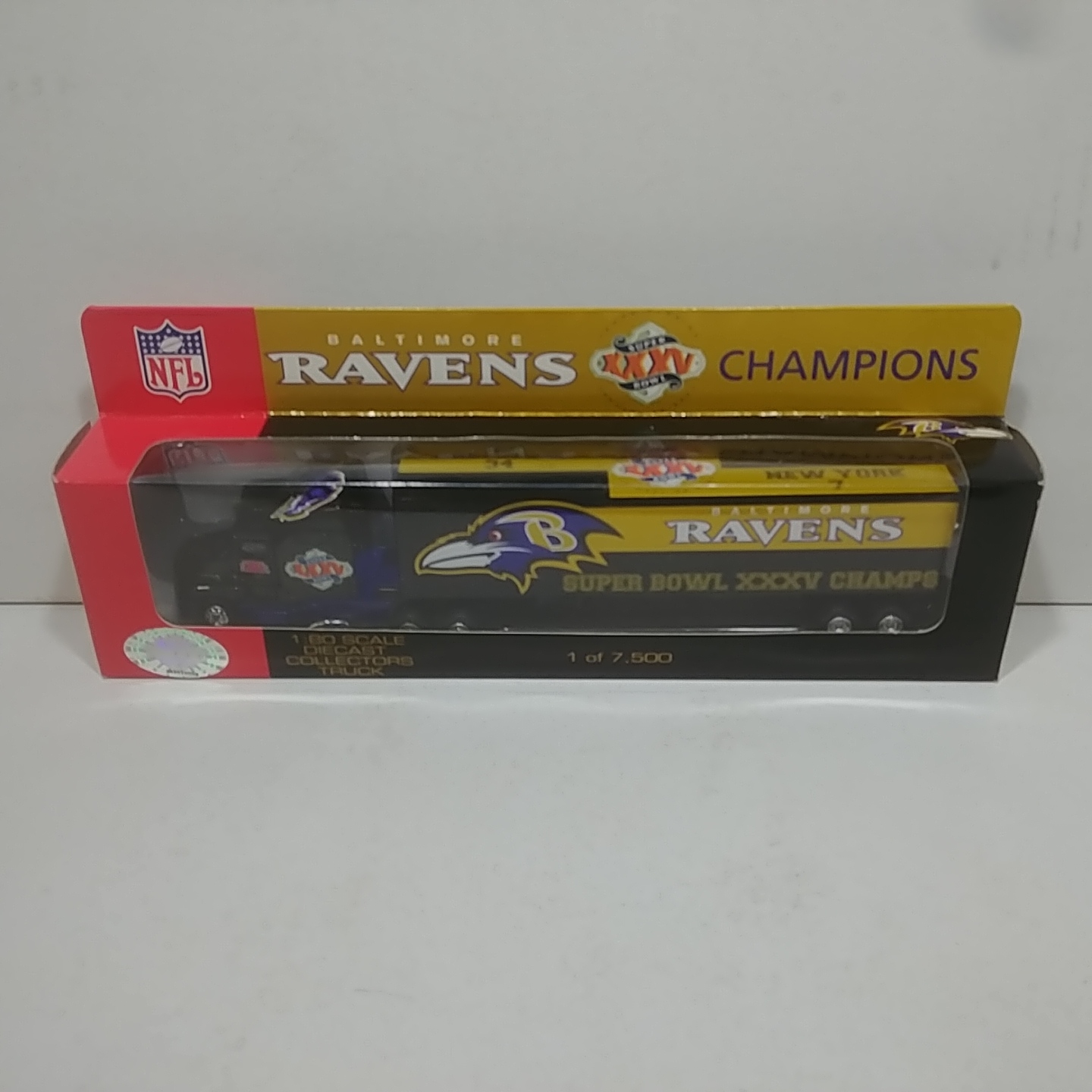 2000 Baltimore Ravens 1/80th "Super Bowl XXXV Champions" hauler