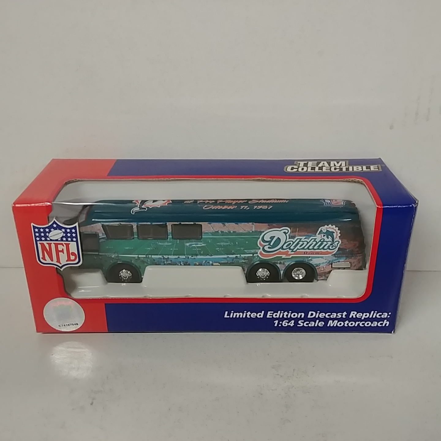 2001 Miami Dolphins 1/64th Motorcoach