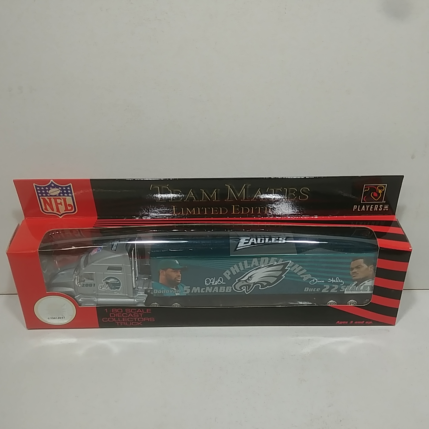 2001 Donovan McNabb/Duce Staley 1/80th Philadelphia Eagles Team Mates Hauler