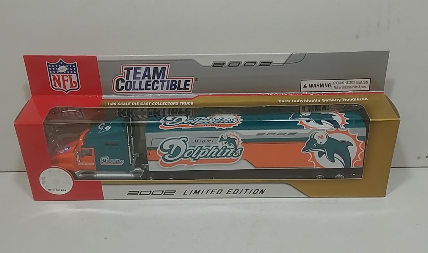 2002 Miami Dolphins 1/80th Transporter