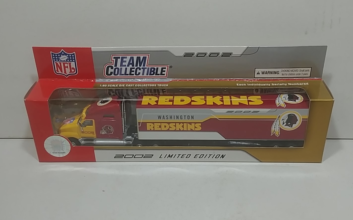 2002 Washington Redskins 180th Transporter