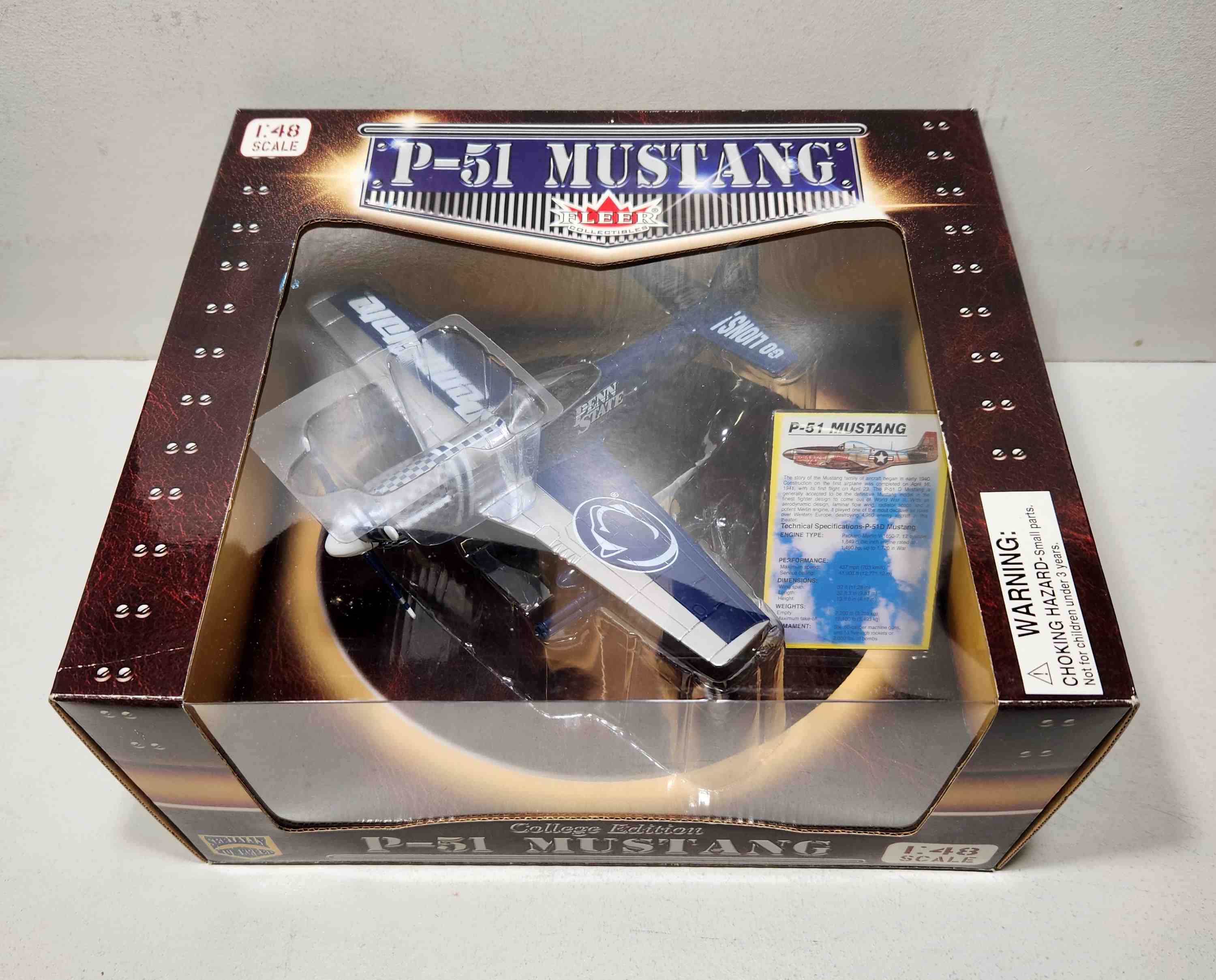 2003 Penn State 1/48th Nittany Lion P-51 Mustang