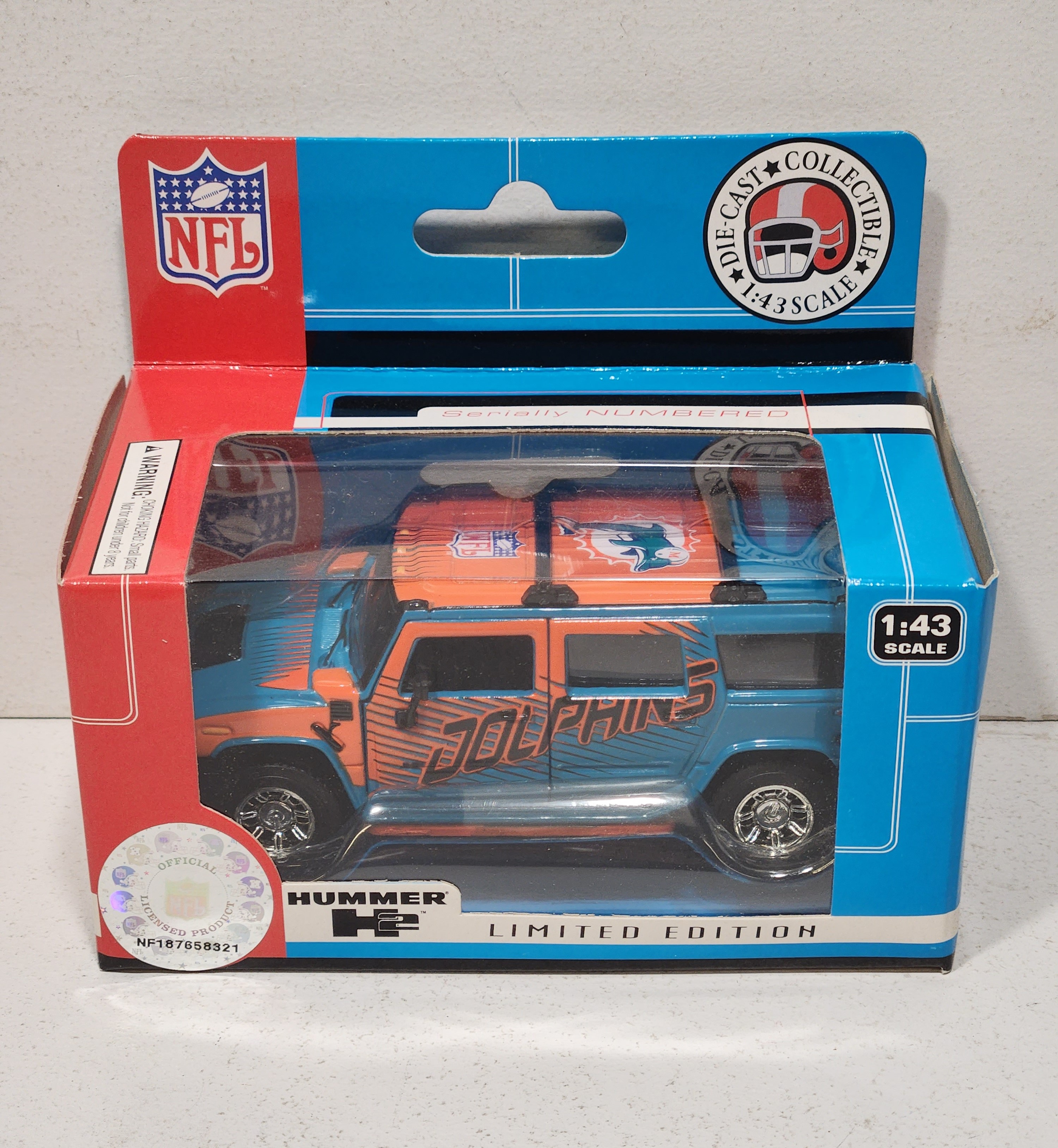 2004 Miami Dolphins 1/43rd Hummer