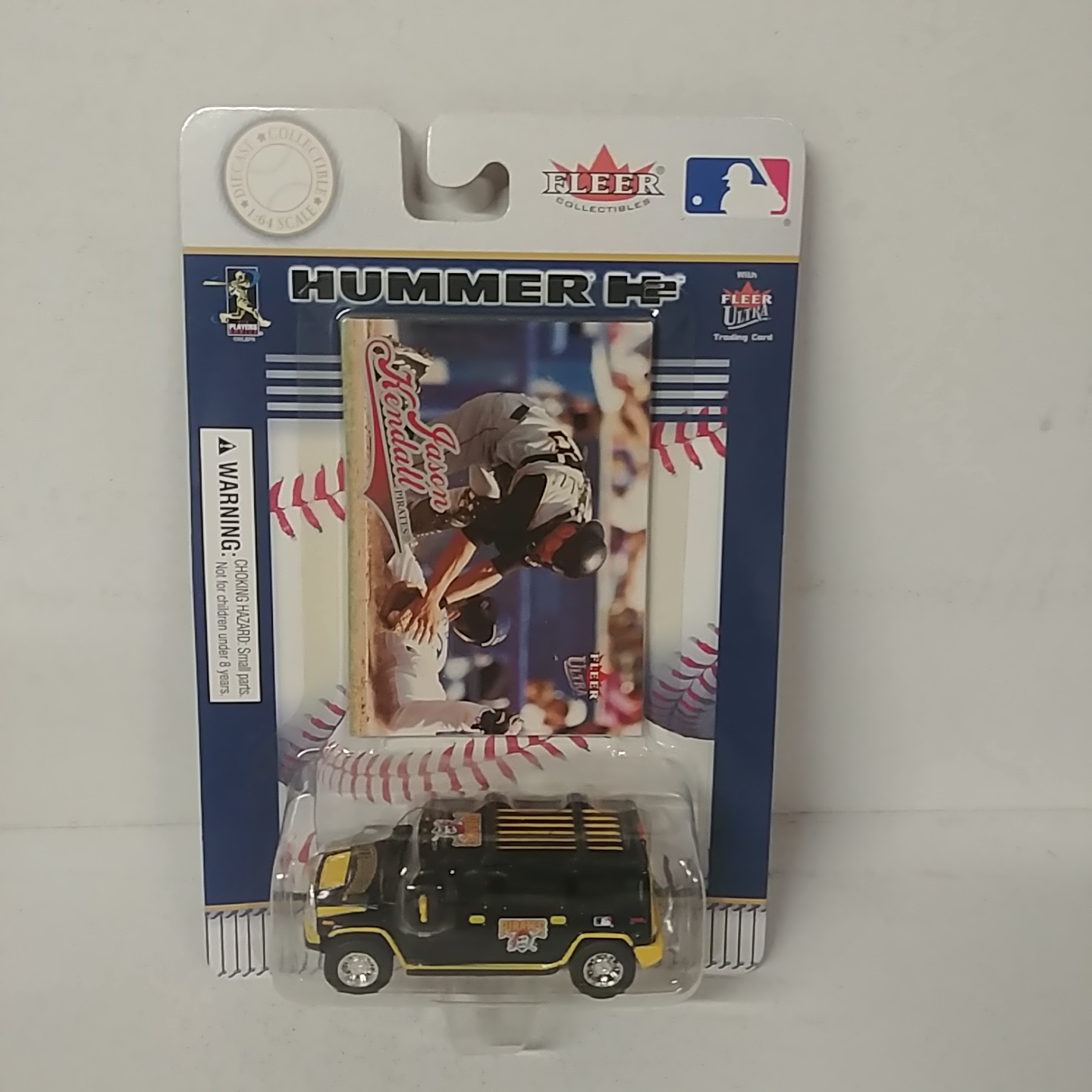 2004 Pittsburgh Pirates 1/64th Hummer with Jason Kendall Fleer card
