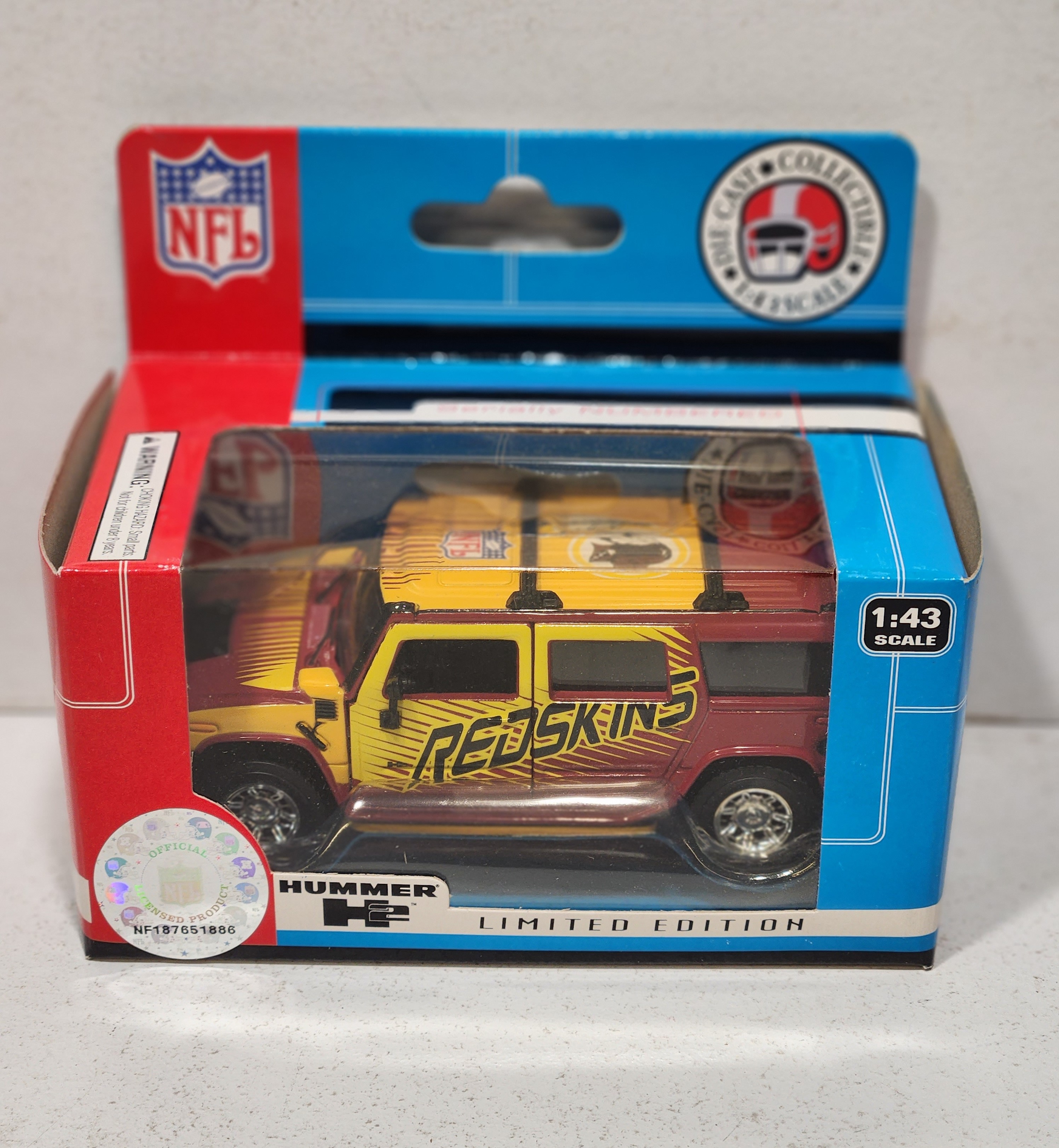 2004 Washington Redskins 1/43rd Hummer