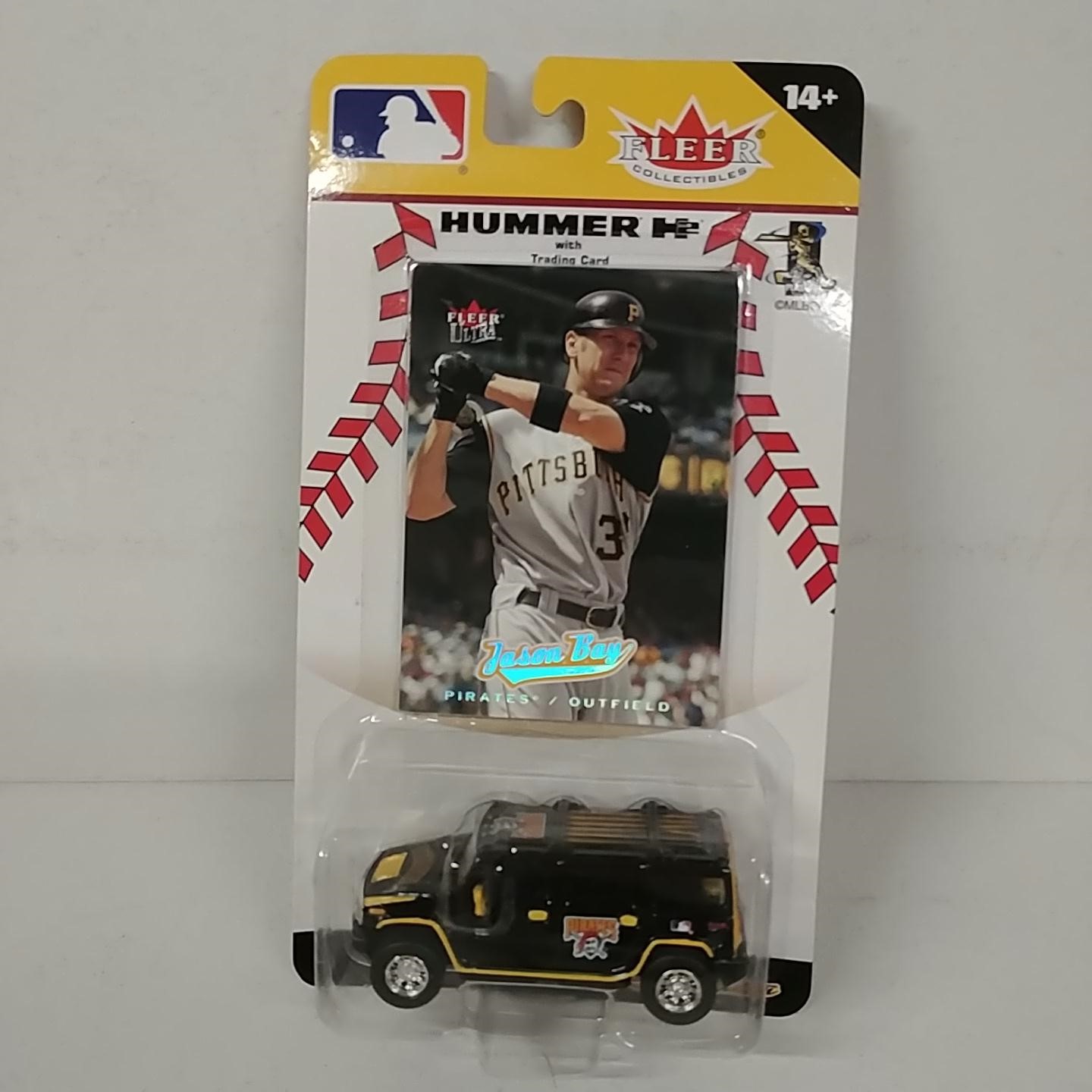 2005 Pittsburgh Pirates 1/64th Hummer with Jason Bay trading card