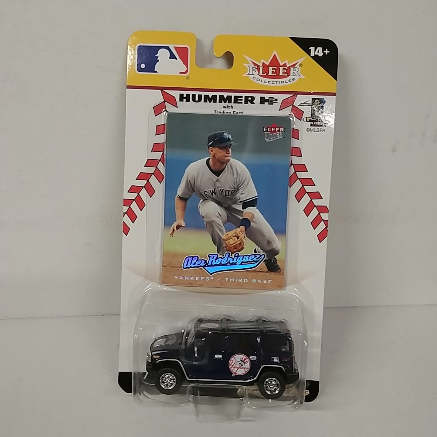 2005 NY Yankees 1/64th Hummer with Alex Rodriquez with trading card