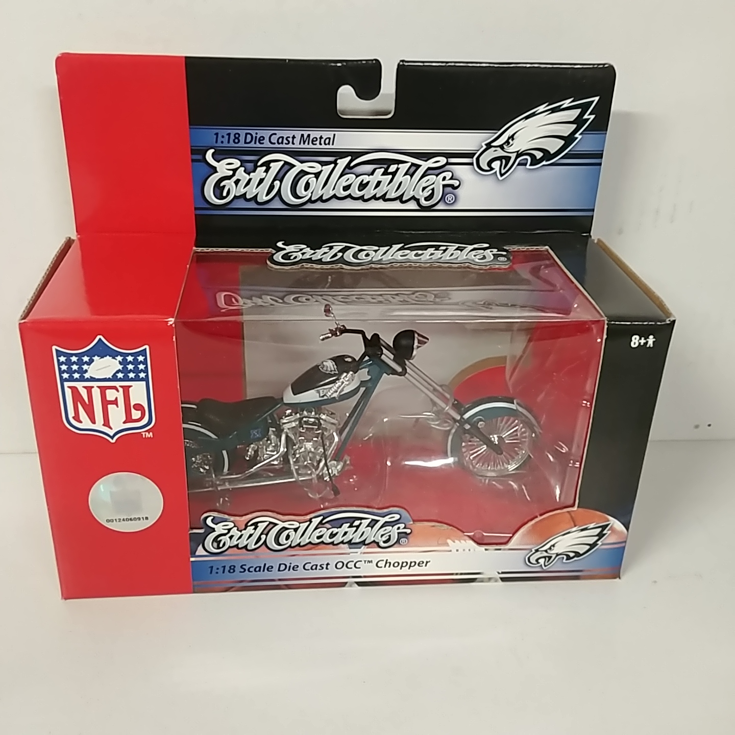 2006 Philadelphia Eagles 1/18th Chopper Bike