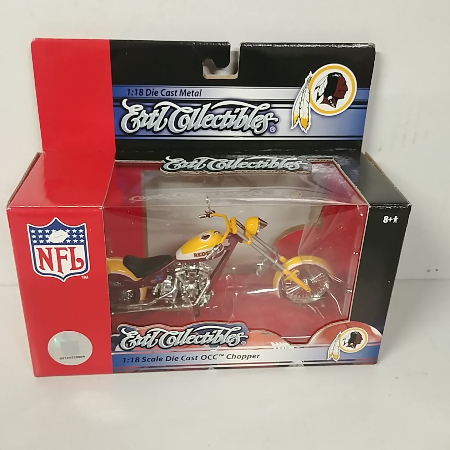 2006 Washington Redskins 1/18th Chopper Bike