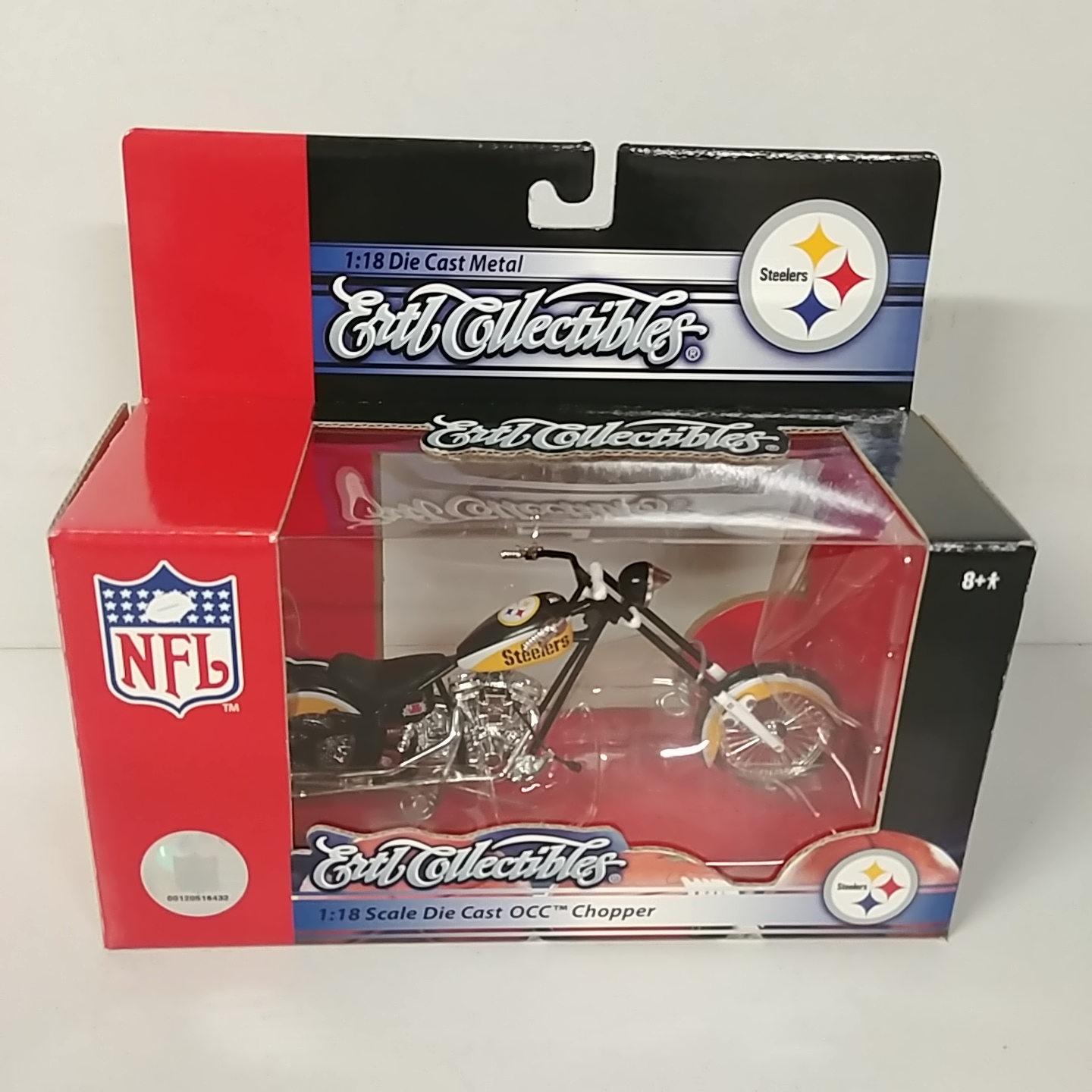 2006 Pittsburgh Steelers 1/18th Chopper Bike